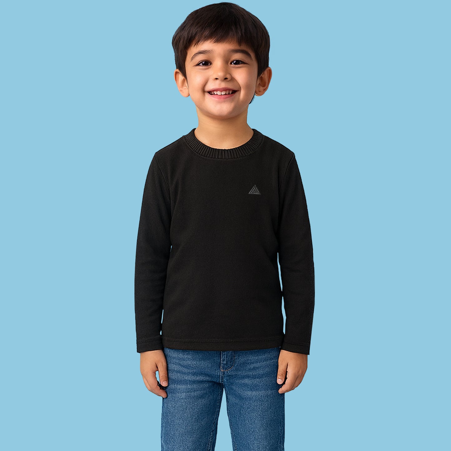 Kuchipoo Boys Full Sleeves Winterwear T-Neck Tshirt