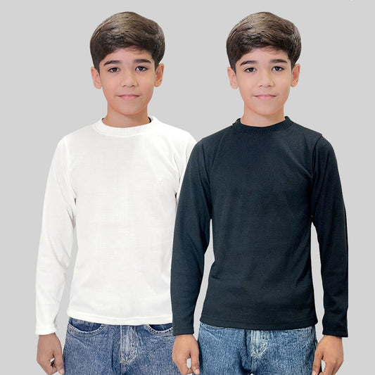 Kuchipoo Boys Full Sleeves Winterwear T-Neck Tshirt