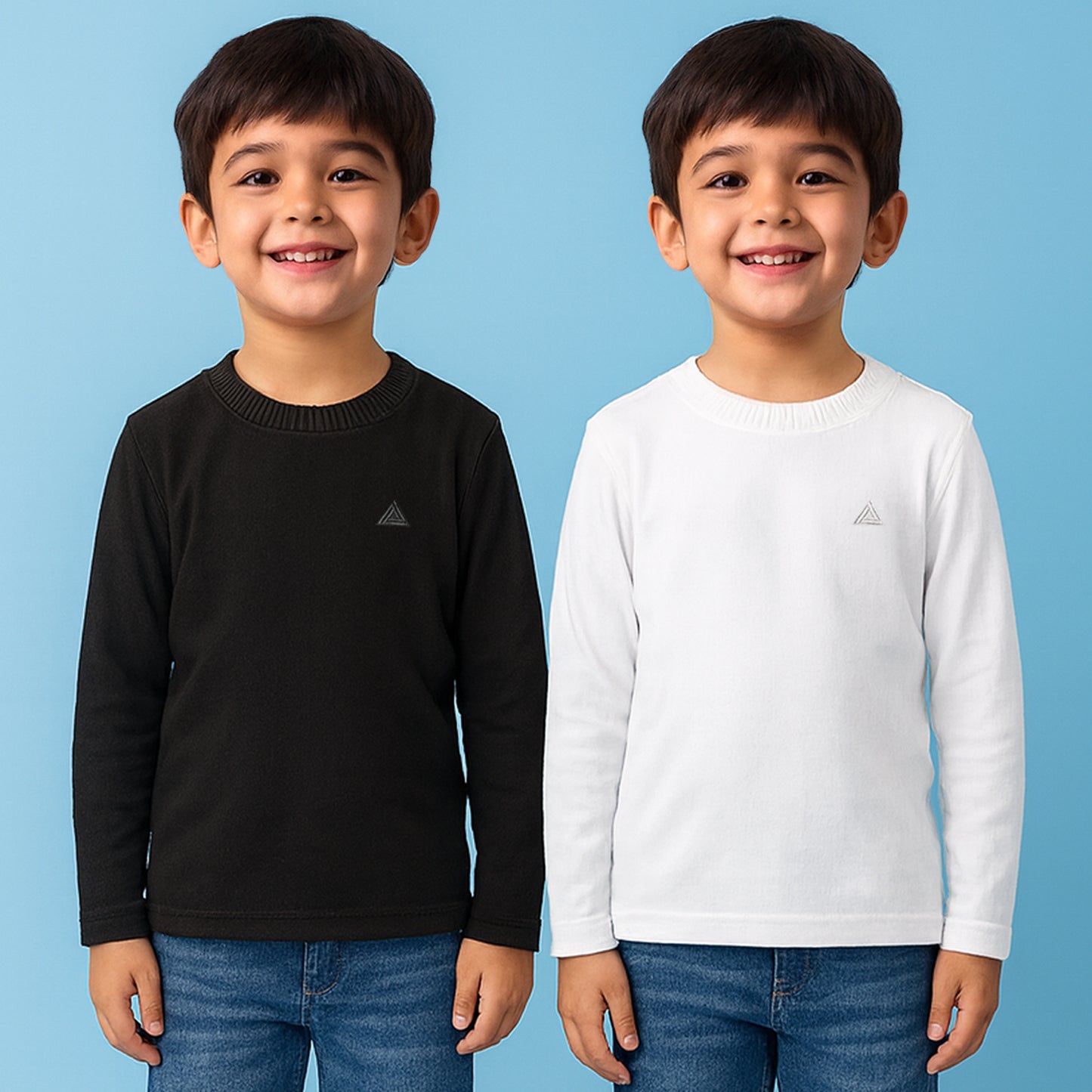 Kuchipoo Boys Full Sleeves Winterwear T-Neck Tshirt