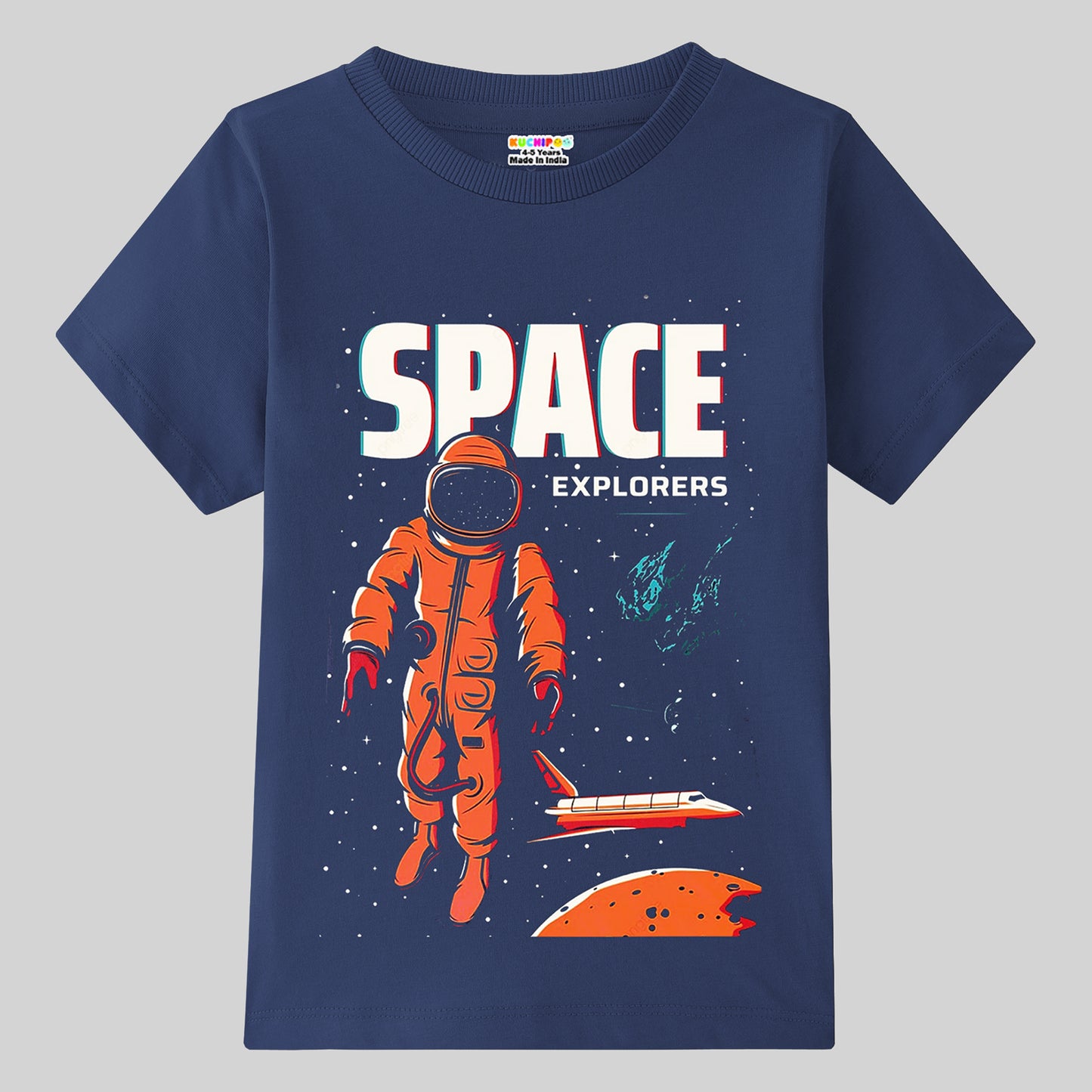 KUCHIPOO Boys Half Sleeves T-Shirts