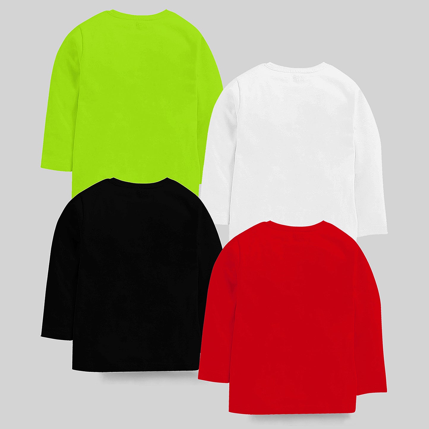 KUCHIPOO Boys Printed Cotton Blend Regular Full Sleeves T Shirt