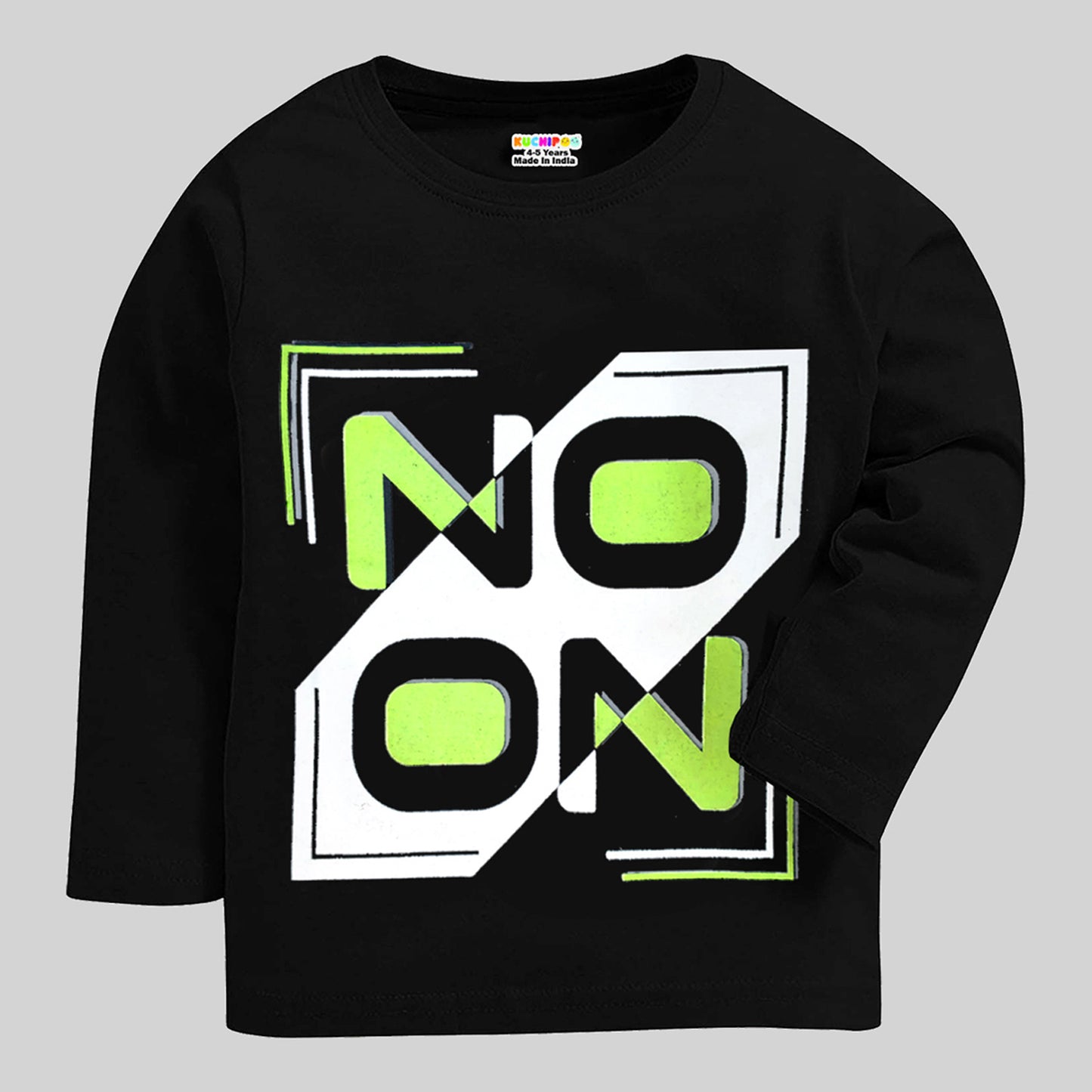 KUCHIPOO Boys  Full Sleeves T-Shirts