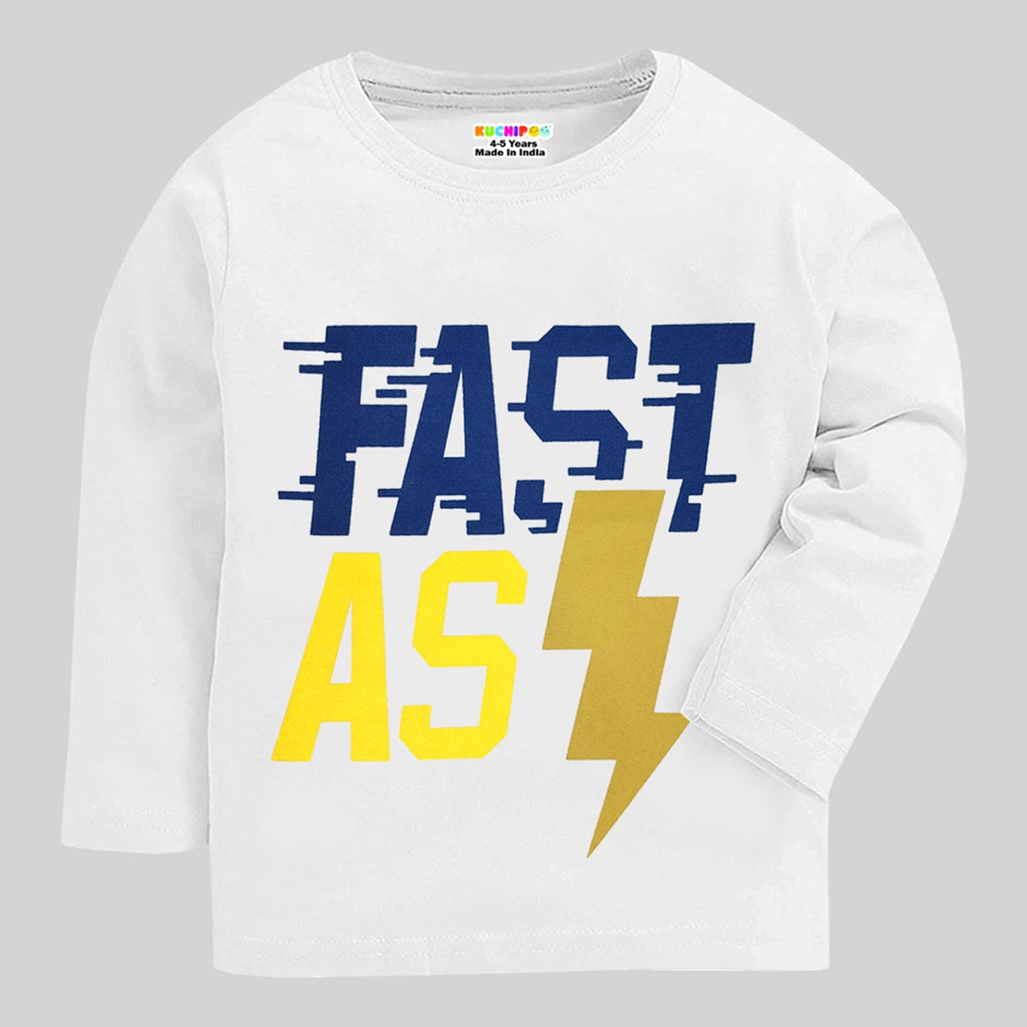 KUCHIPOO Boys  Full Sleeves T-Shirts