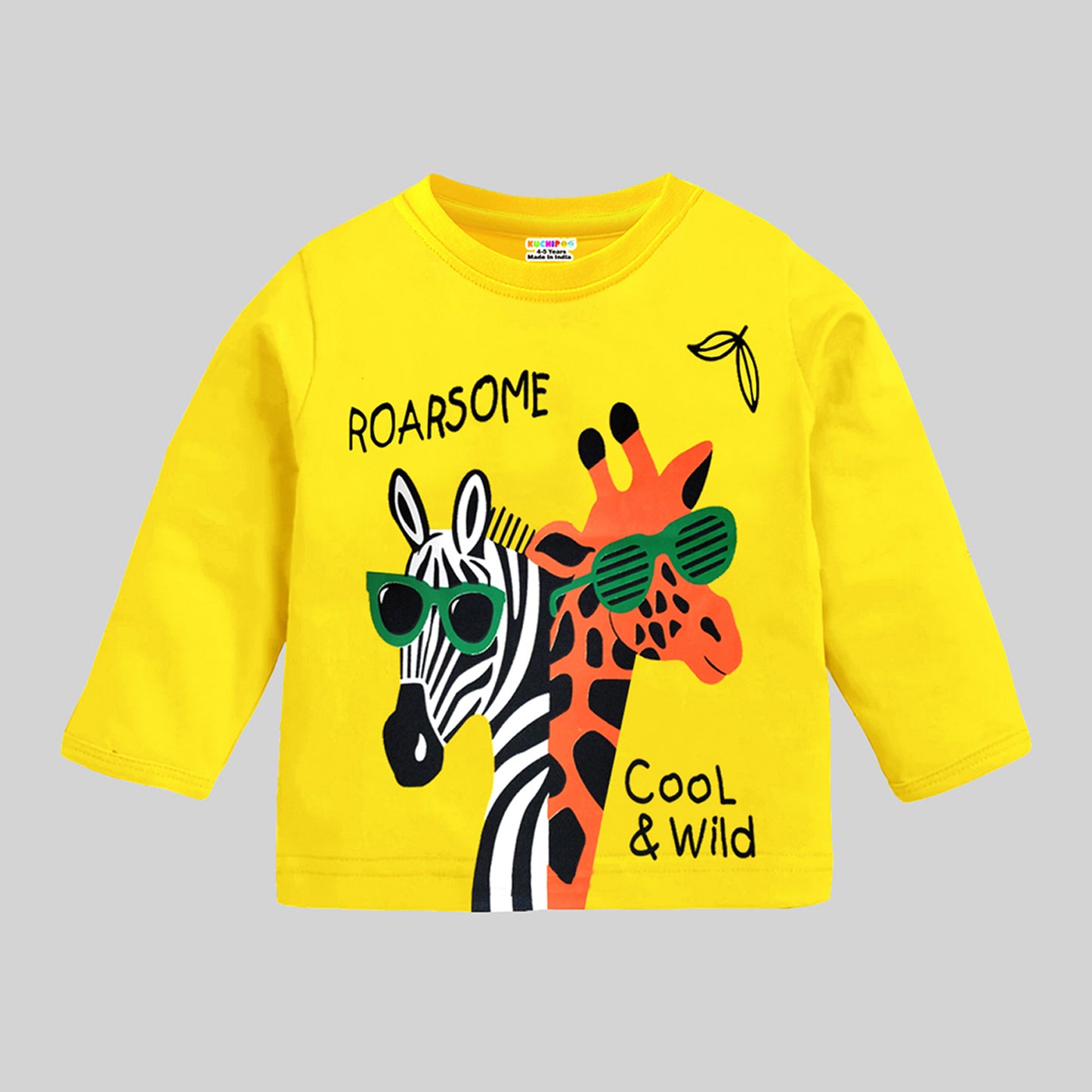 KUCHIPOO Baby Boys and Baby Girls Full Sleeves T-Shirts