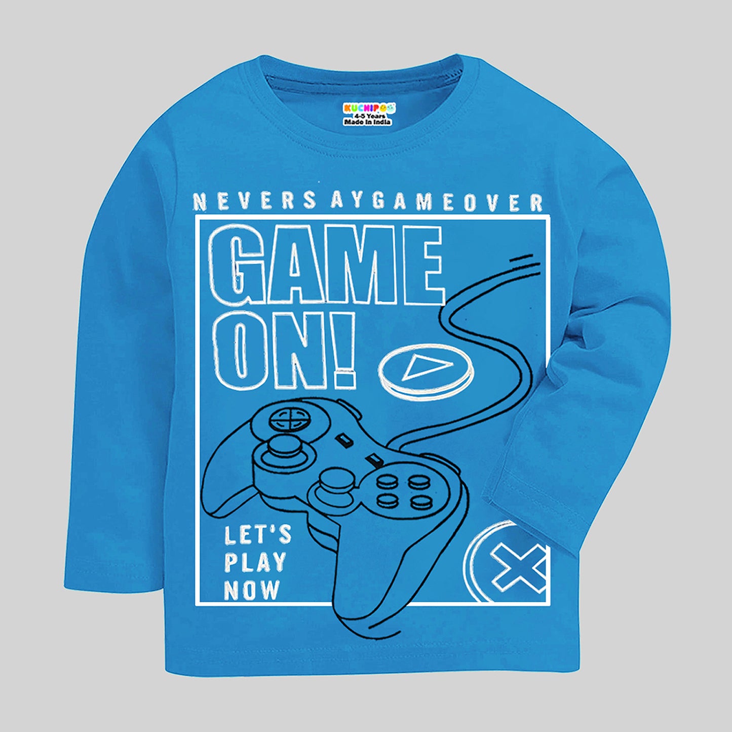 KUCHIPOO Boys Full Sleeves T-Shirts