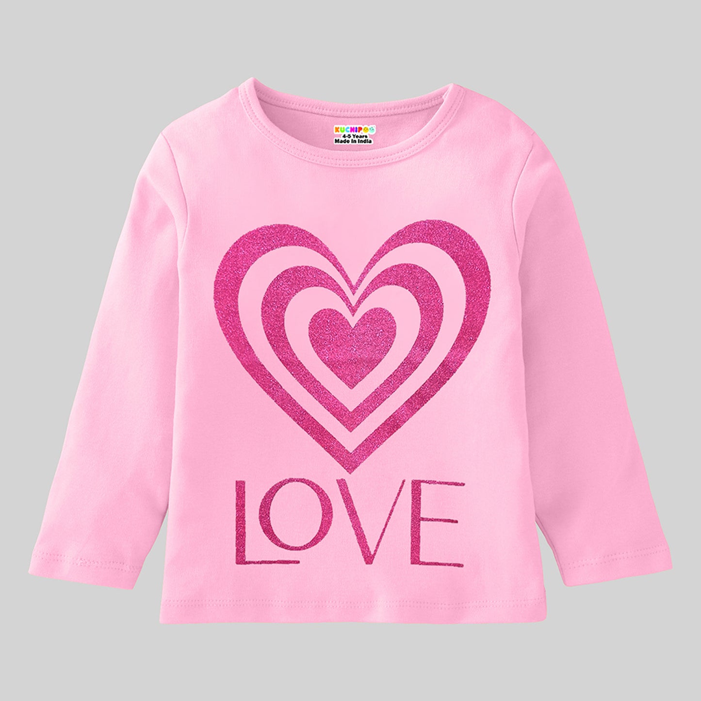 KUCHIPOO Girls Full Sleeves T-Shirts