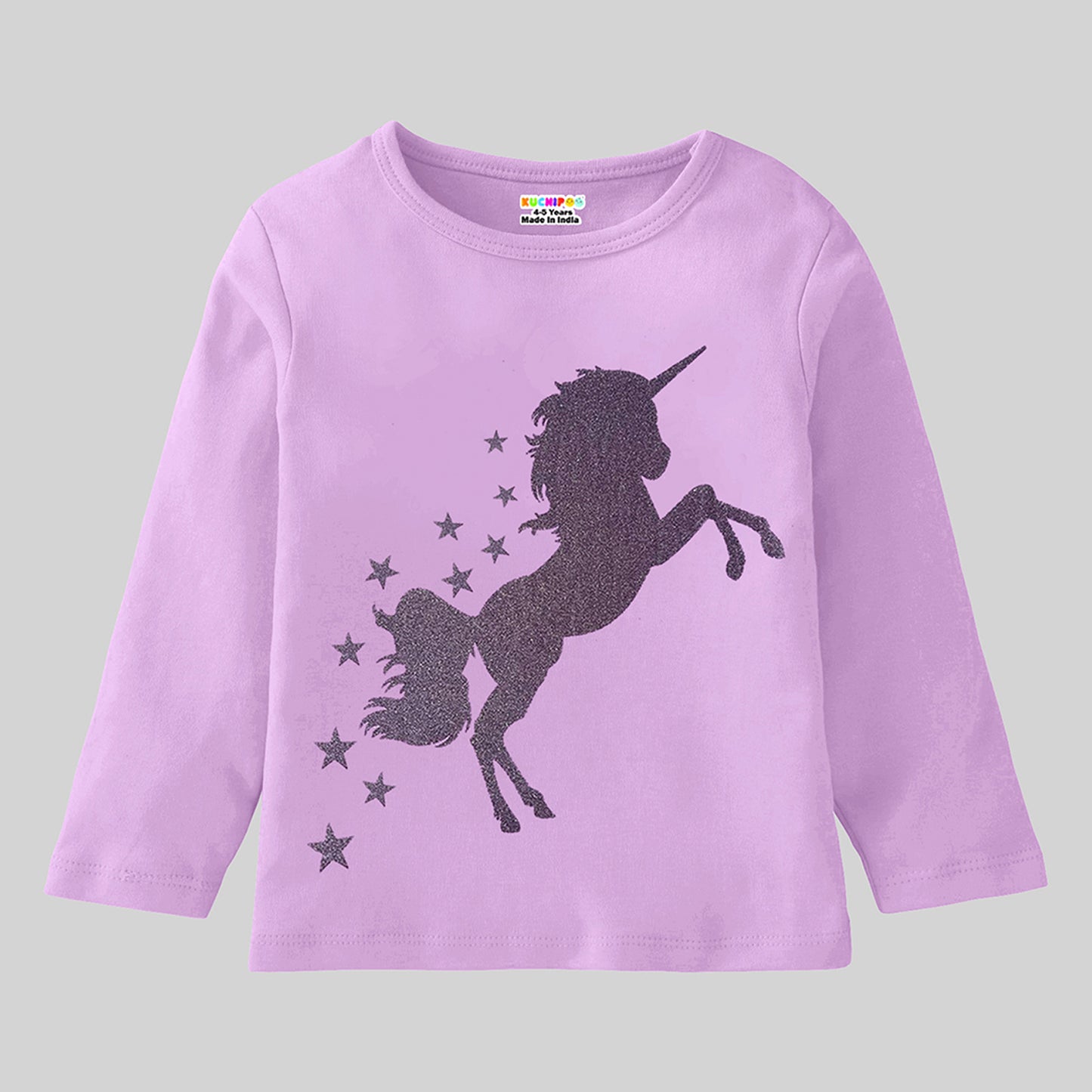 KUCHIPOO Girls Full Sleeves T-Shirts