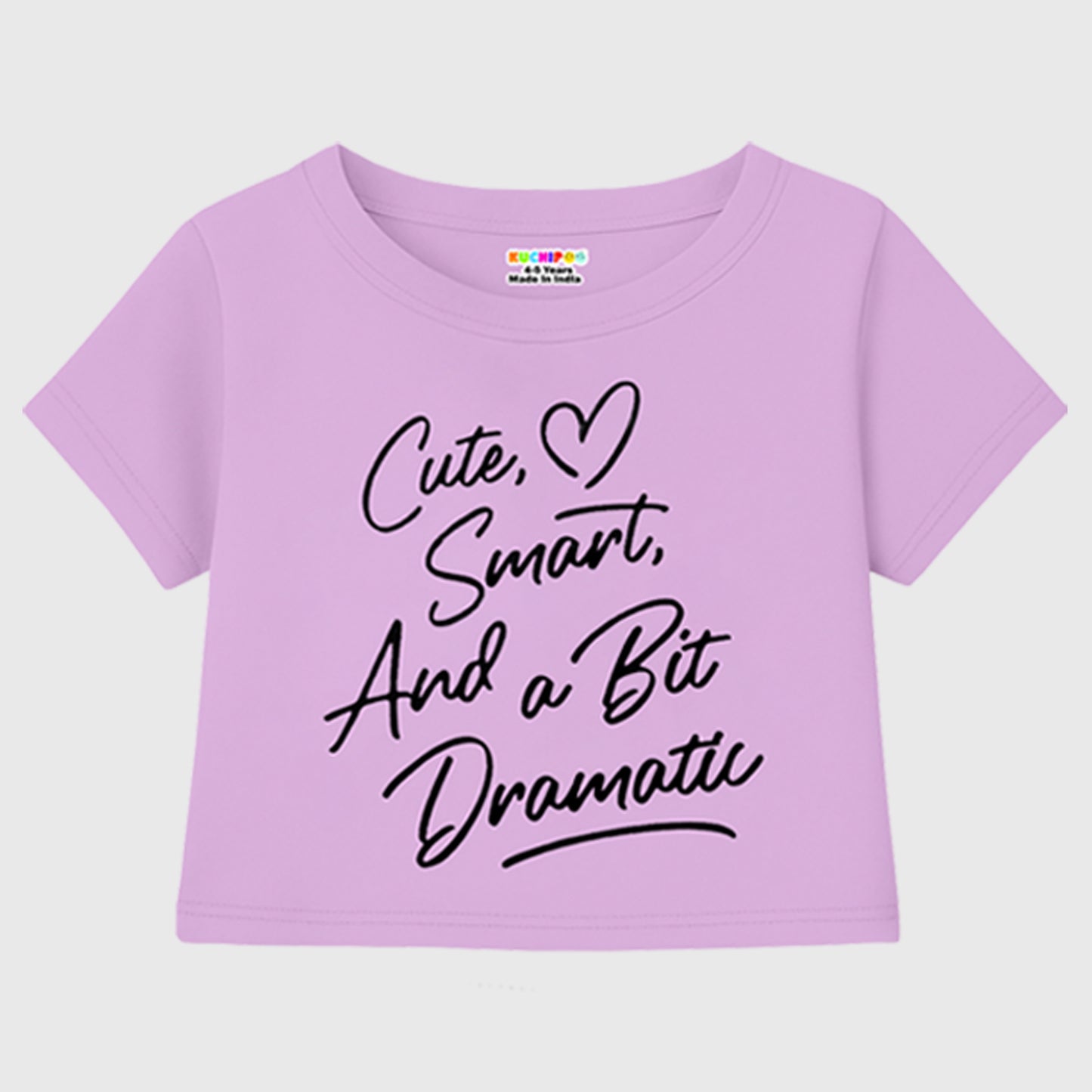 Kuchipoo Girls Crop Top T-Shirt