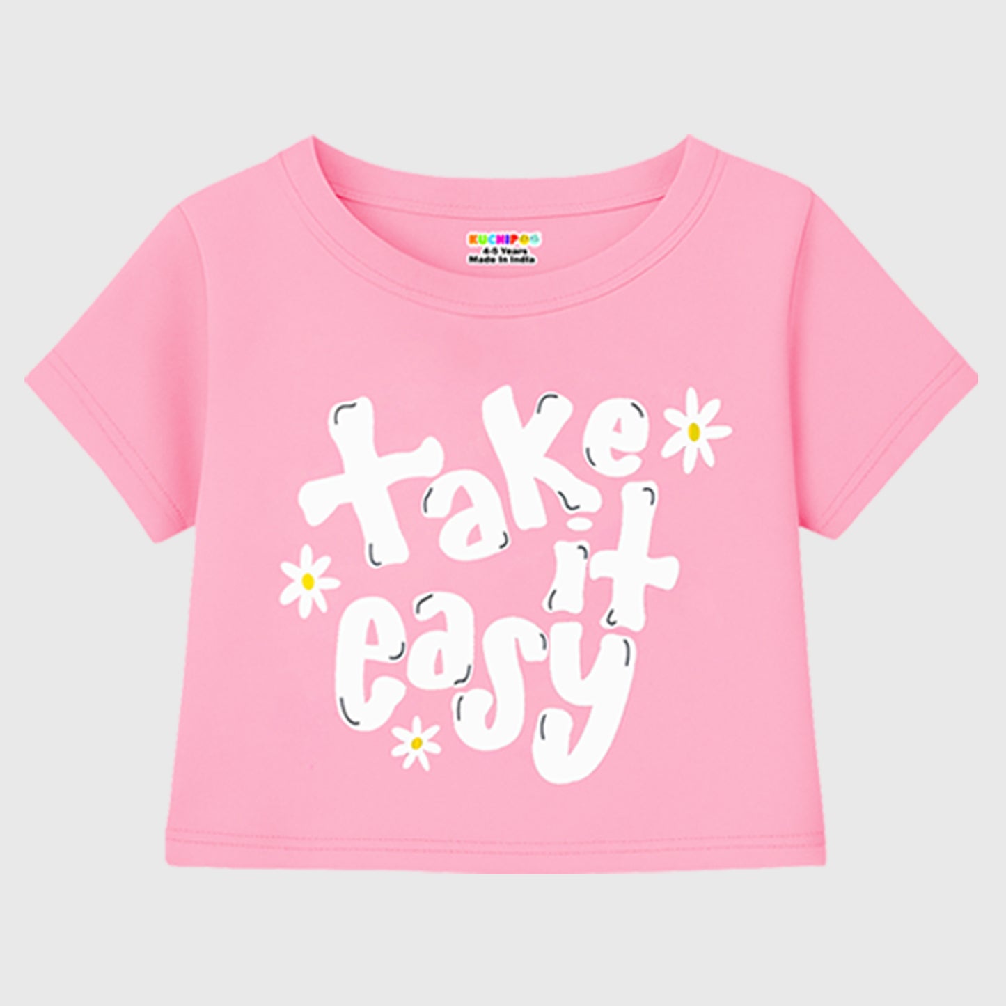 Kuchipoo Girls Crop Top T-Shirt