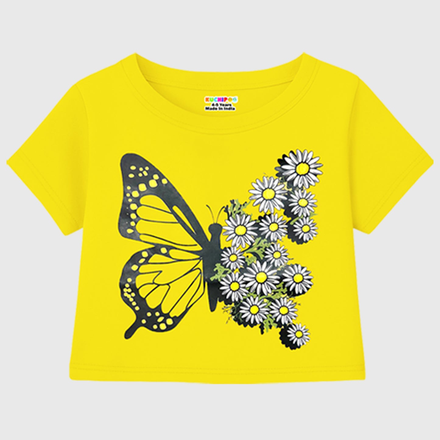 Kuchipoo Girls Crop Top T-Shirt