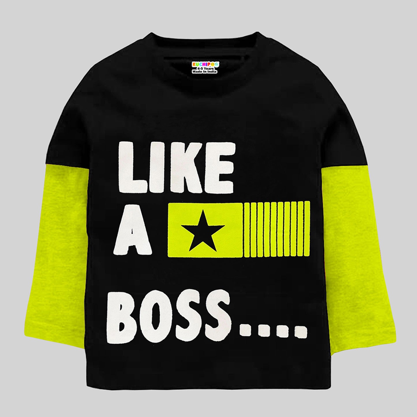 KUCHIPOO Boys Full Doctor Sleeves T-Shirts