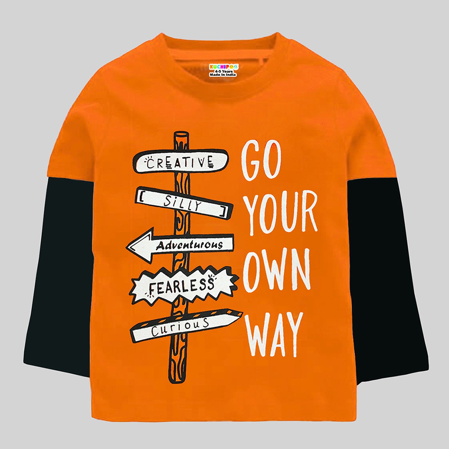 KUCHIPOO Boys Full Doctor Sleeves T-Shirts