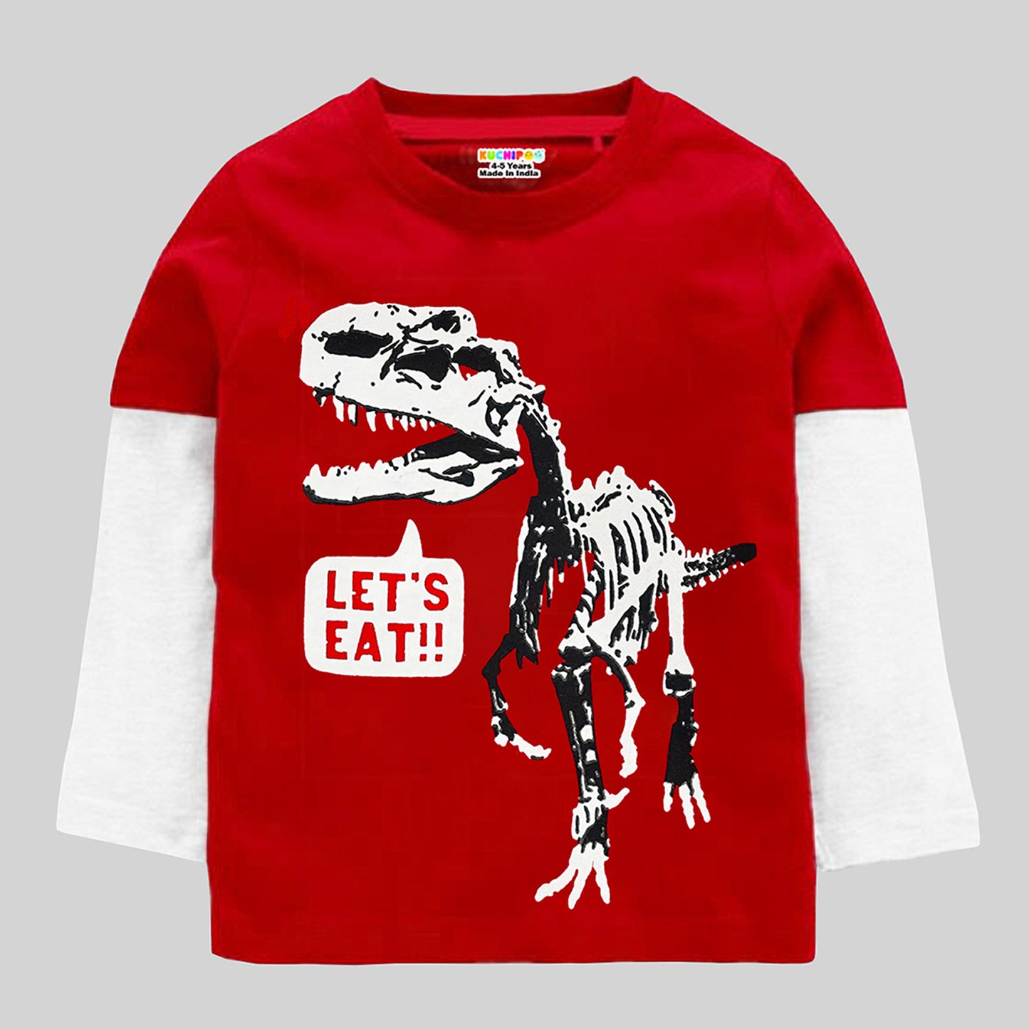 KUCHIPOO Boys Full Doctor Sleeves T-Shirts