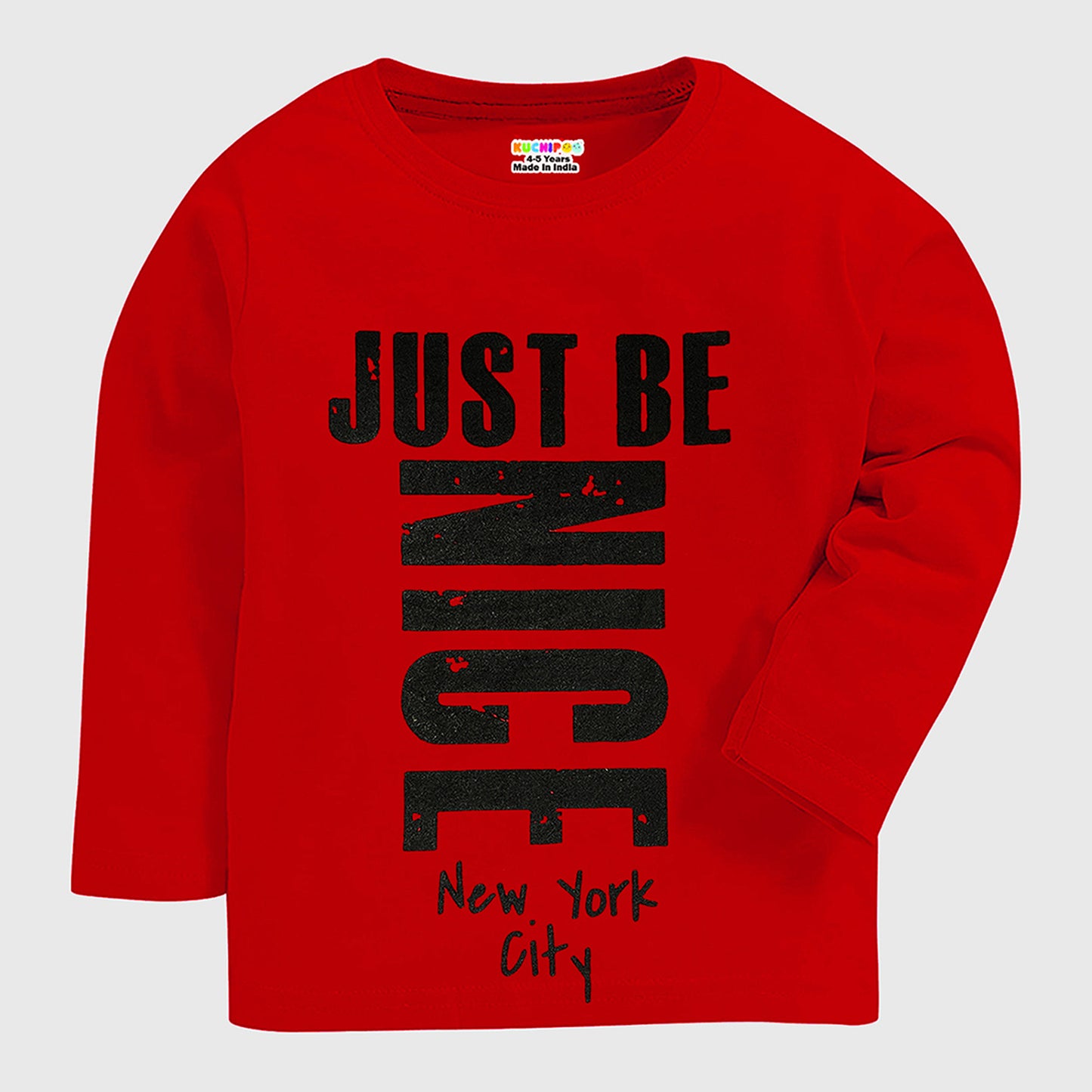 KUCHIPOO Boys Full Sleeves T-Shirts