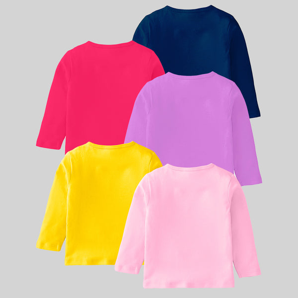 KUCHIPOO Girls Full Sleeves T-Shirts