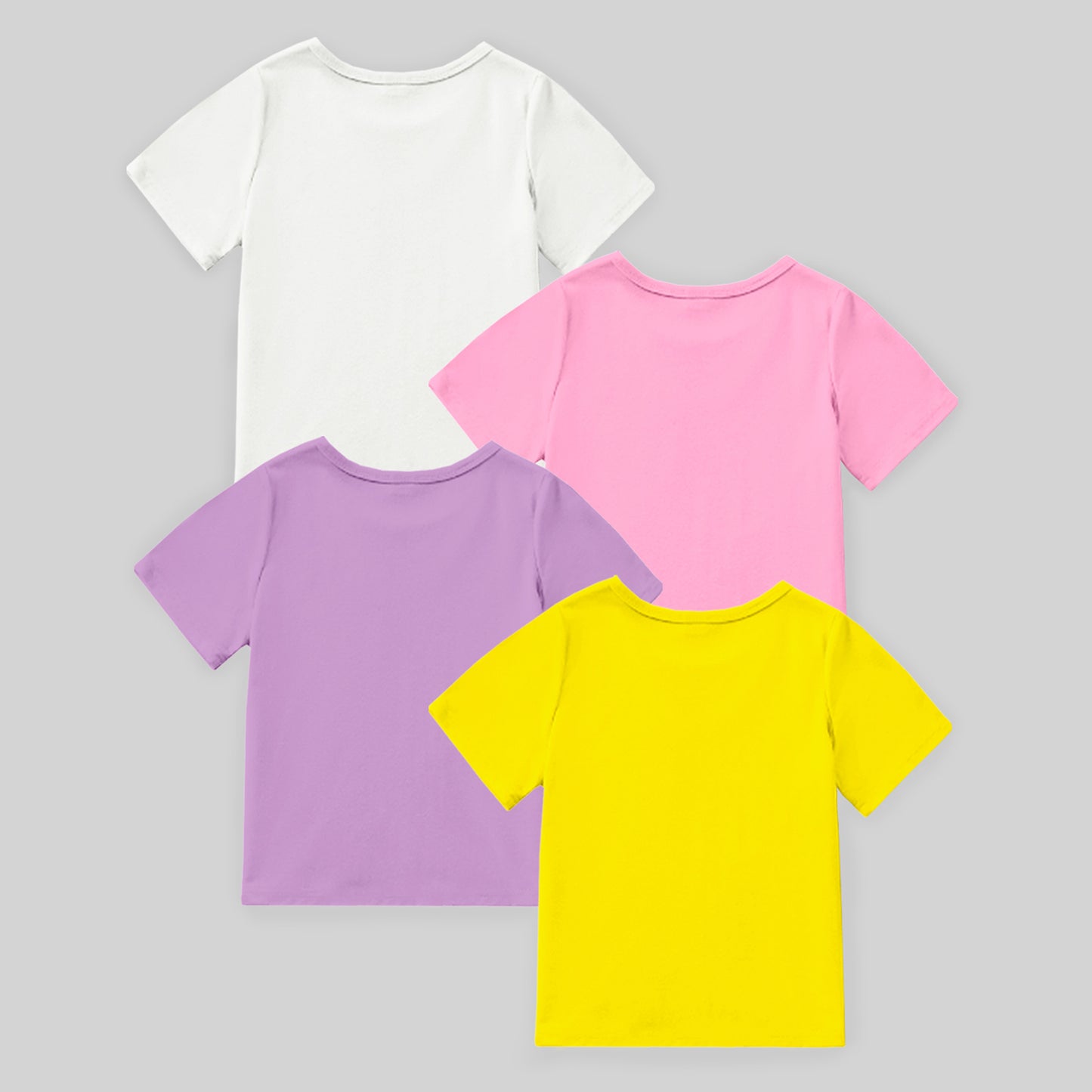 KUCHIPOO Baby Girls Half Sleeves T-Shirts