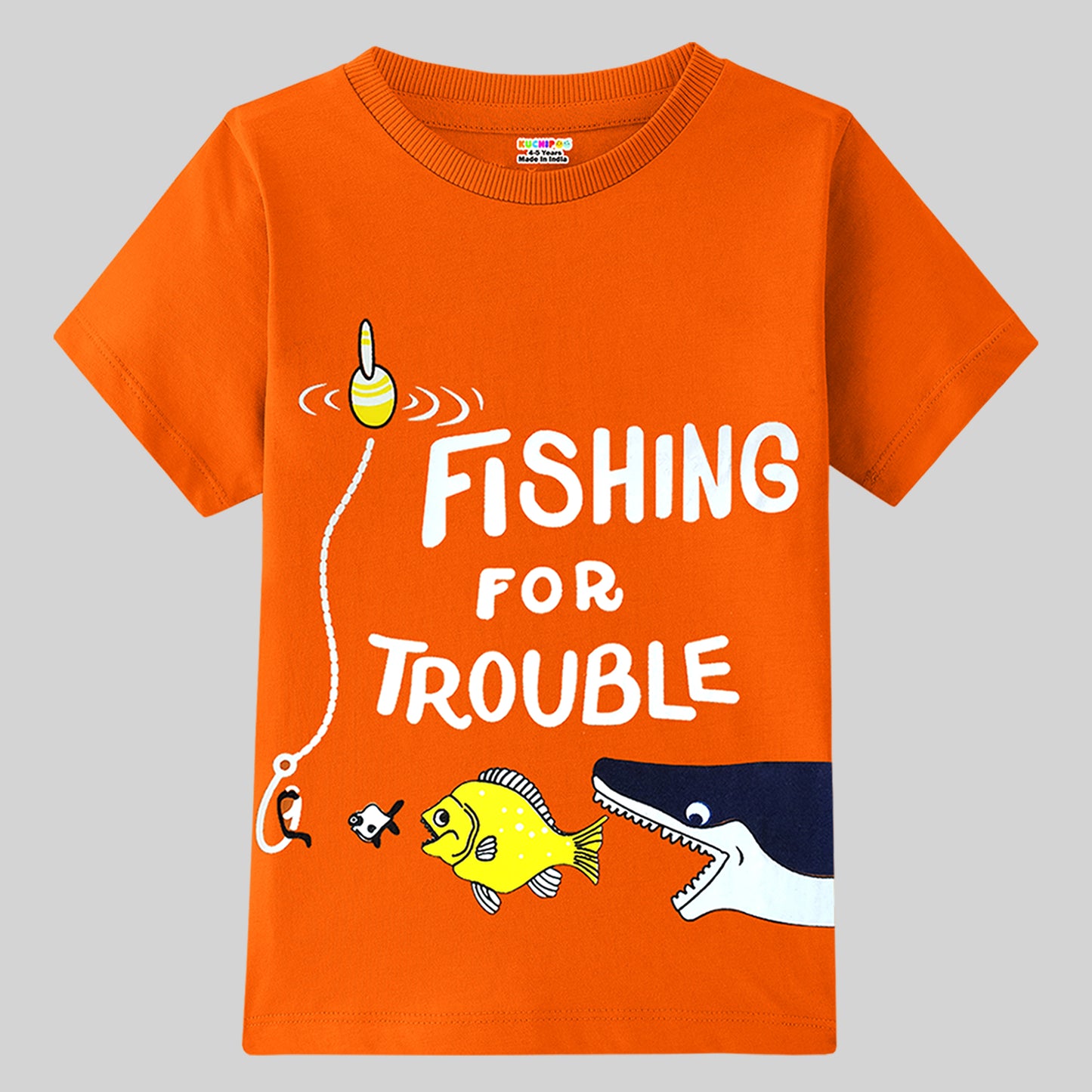 KUCHIPOO Baby Boys and Baby Girls Half Sleeves T-Shirts