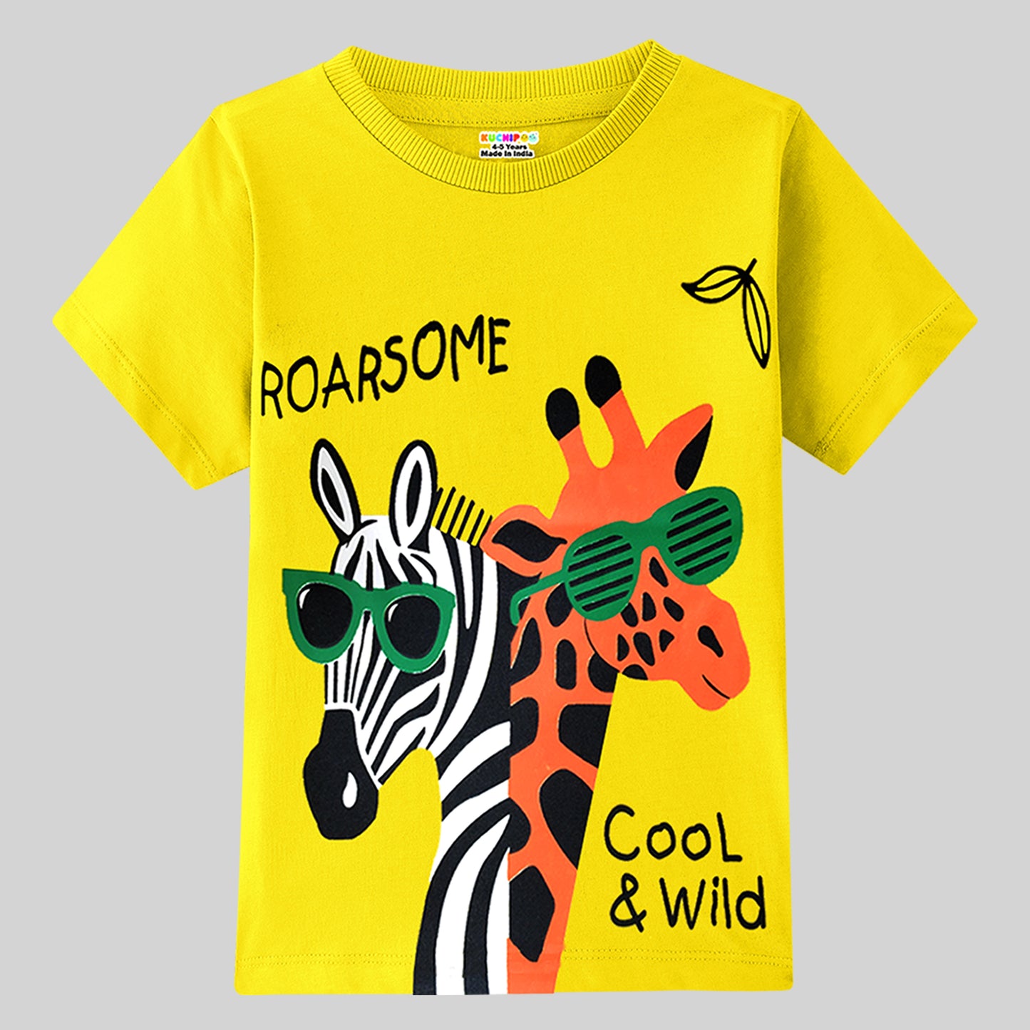 KUCHIPOO Baby Boys and Baby Girls Half Sleeves T-Shirts