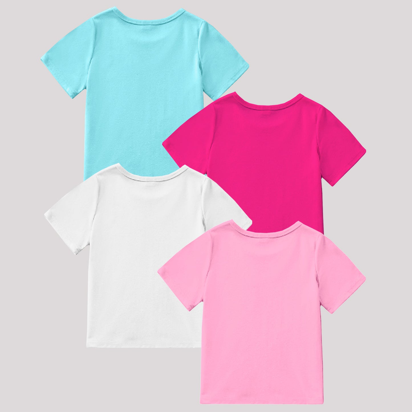 KUCHIPOO Girls  Half Sleeves T-Shirts