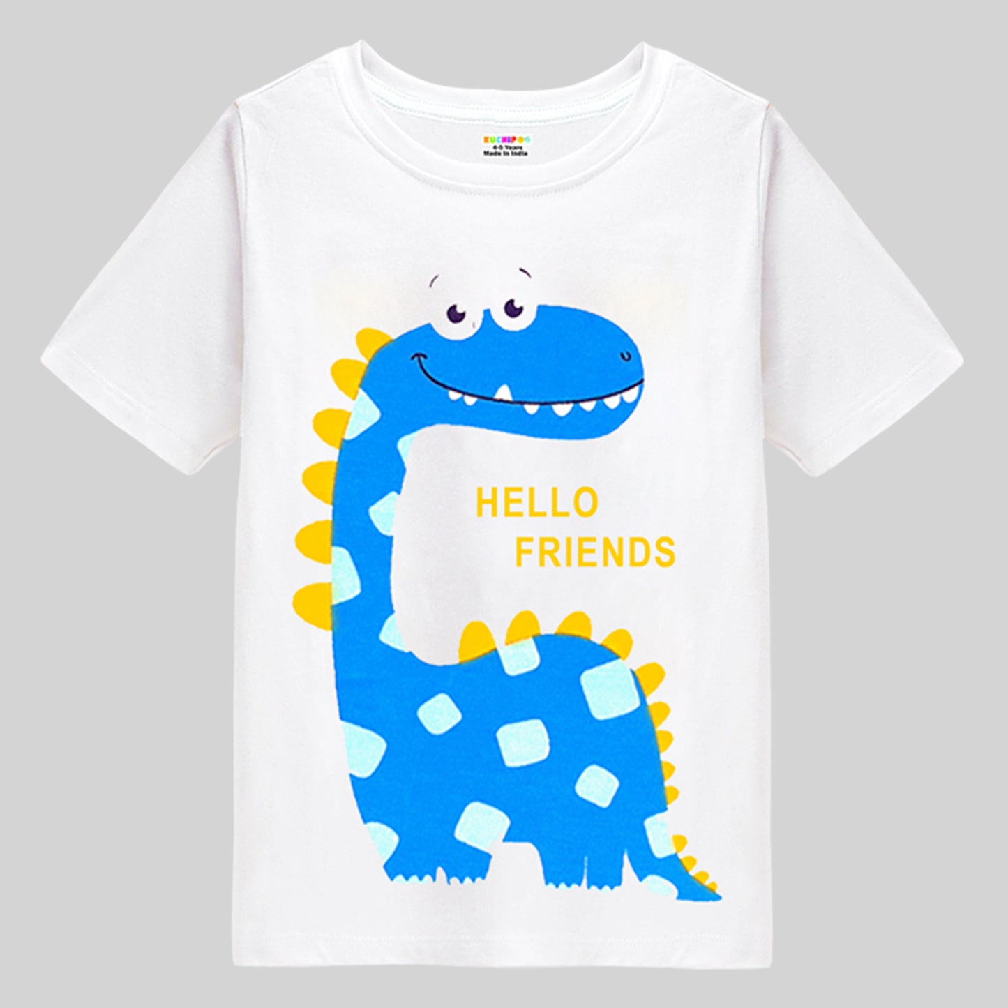 KUCHIPOO Baby Boys and Baby Girls Half Sleeves T-Shirts