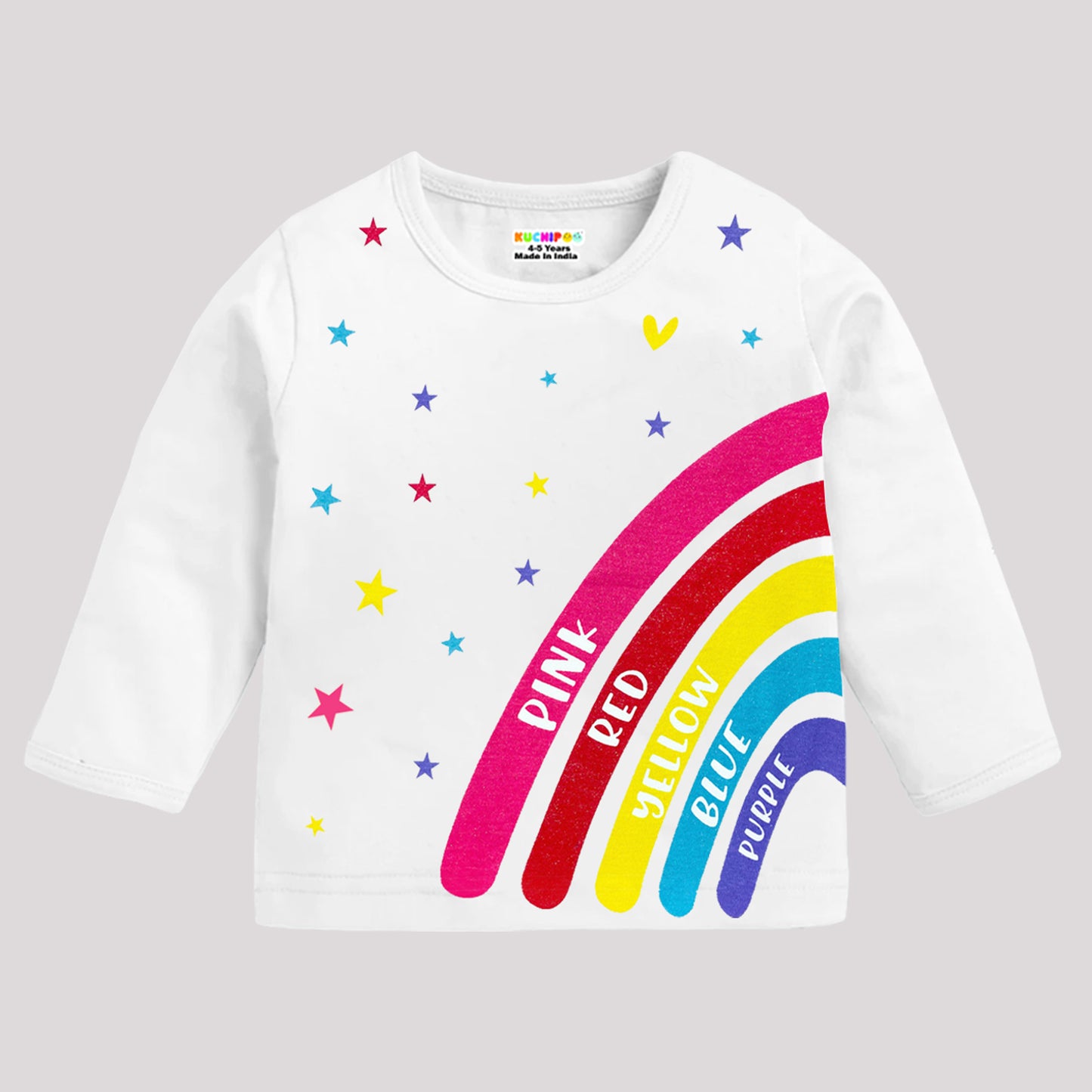 KUCHIPOO Girls Full Sleeves T-Shirts