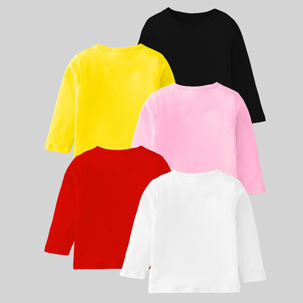 KUCHIPOO Girls Full Sleeves T-Shirts