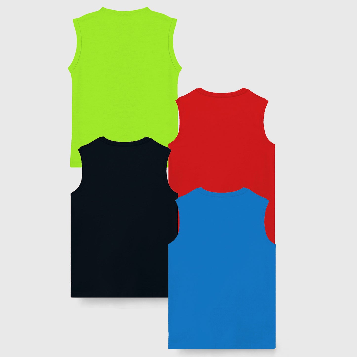 KUCHIPOO Boys Sleeves less T-Shirts