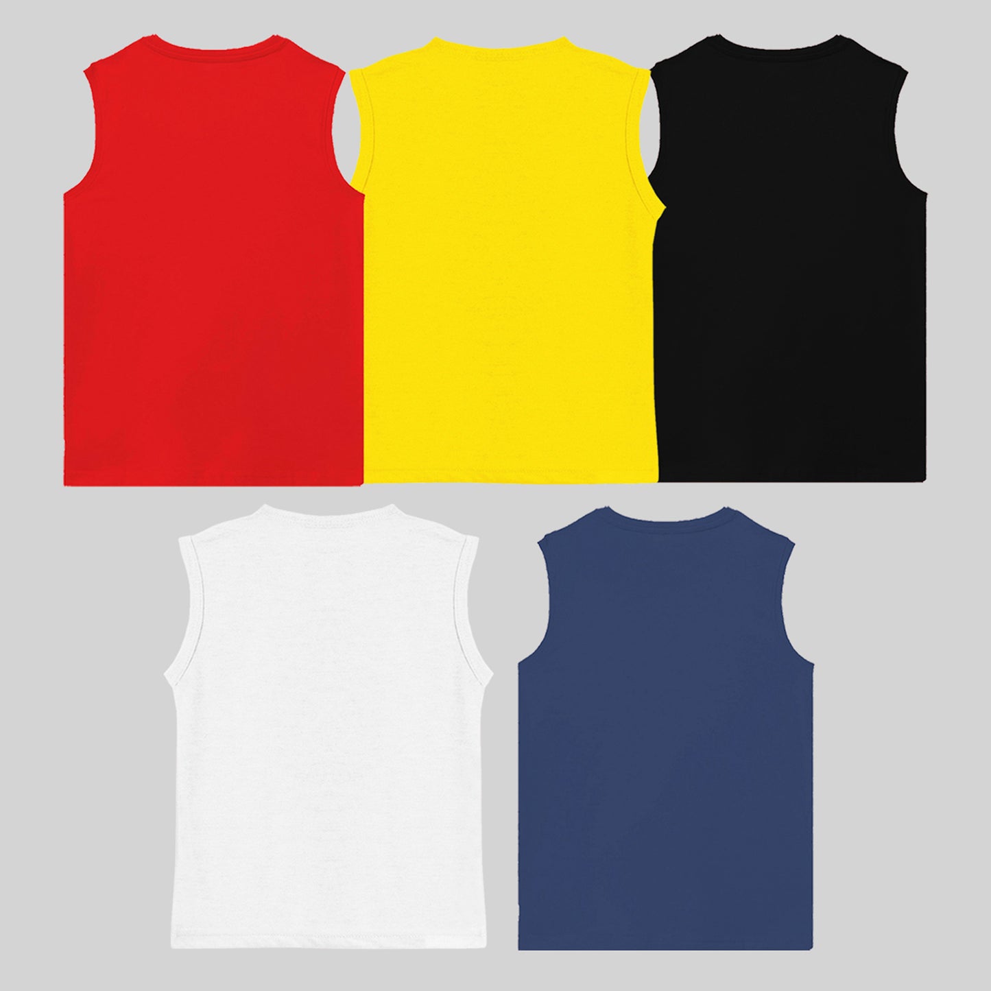 KUCHIPOO Boys Sleeves less T-Shirts