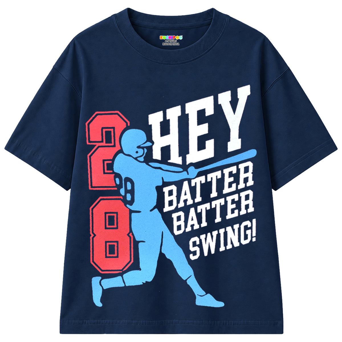 KUCHIPOO Boys Half Sleeves T-Shirts