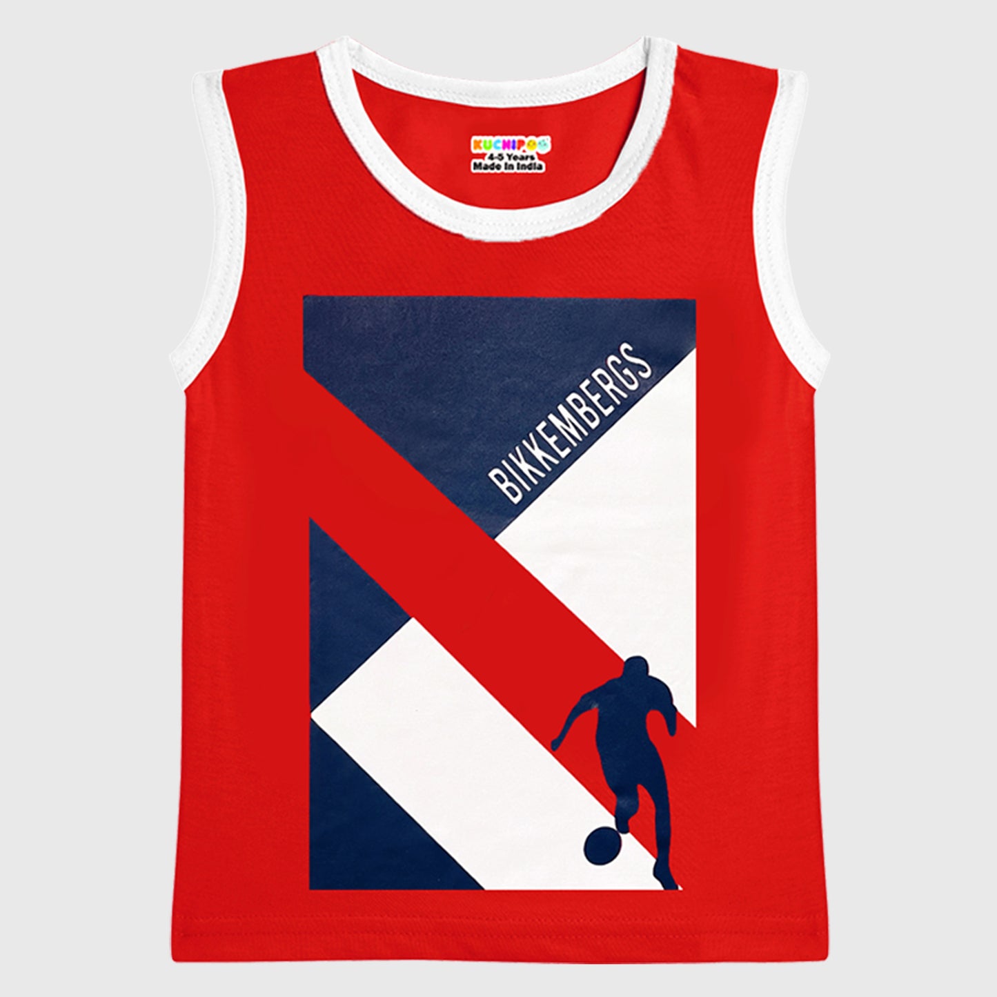 KUCHIPOO Boys Sleeves less T-Shirts