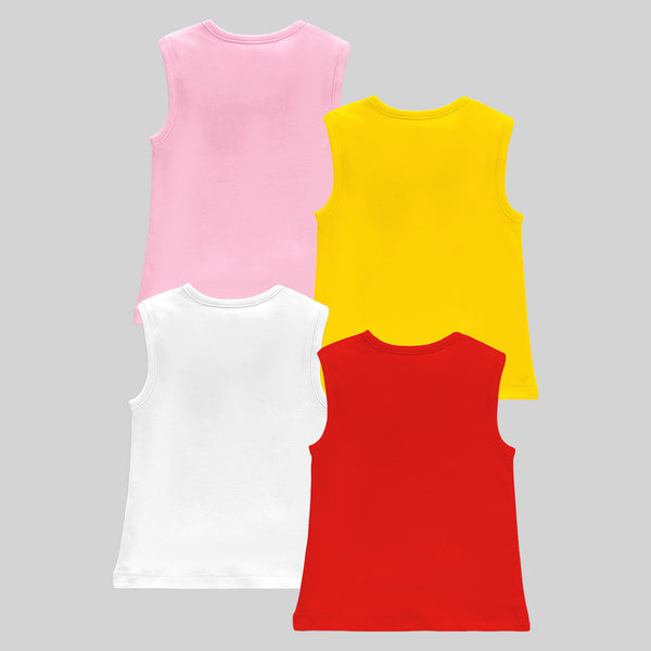 Kuchipoo Girls Sleeveless T-Shirts