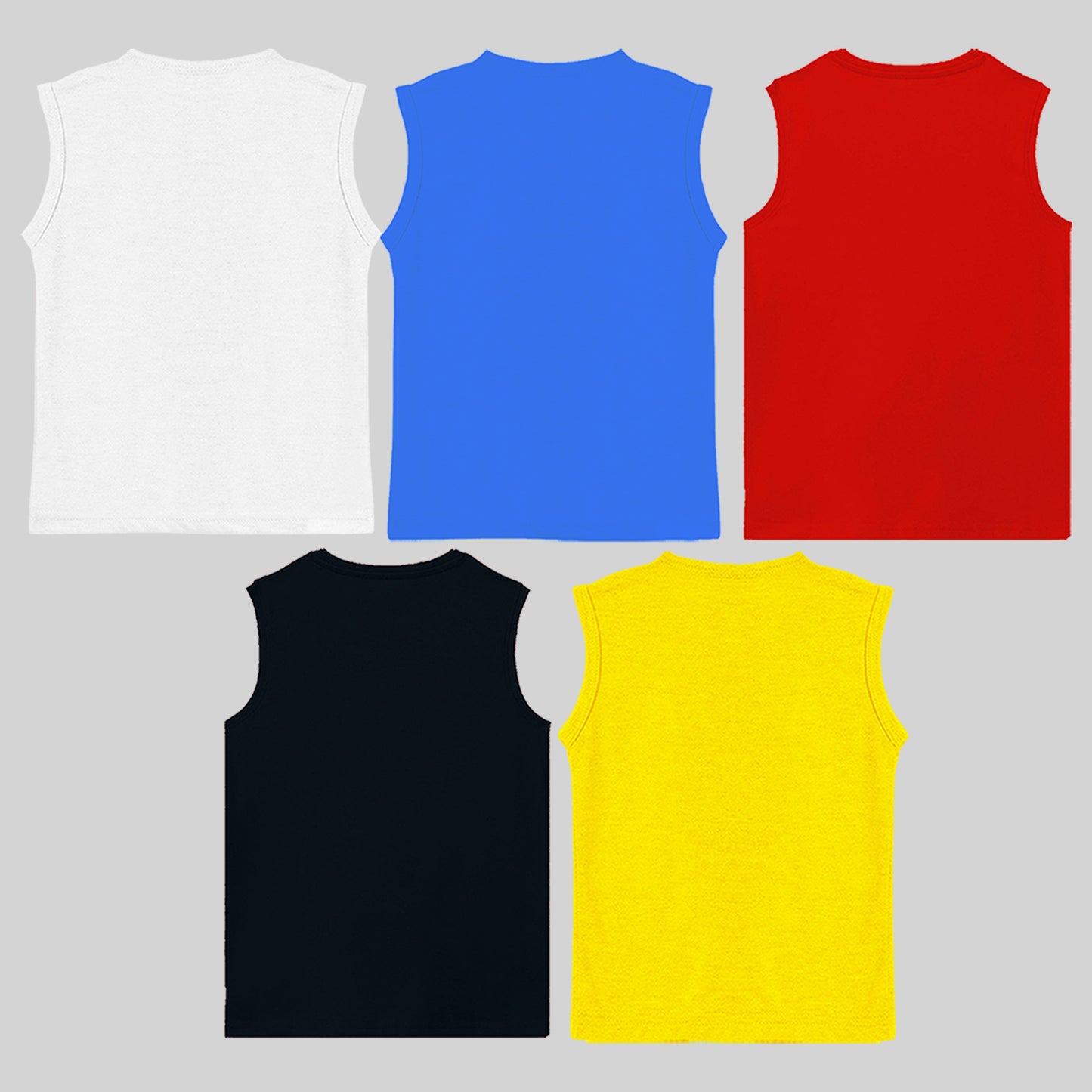 KUCHIPOO Boys Sleeves less T-Shirts