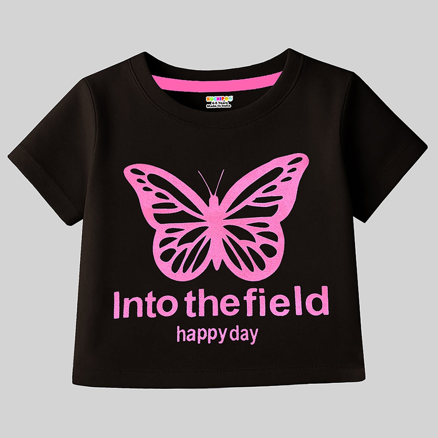 Kuchipoo Girls Crop Top T-Shirt