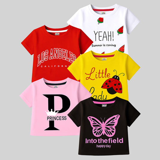 Kuchipoo Girls Crop Top T-Shirt