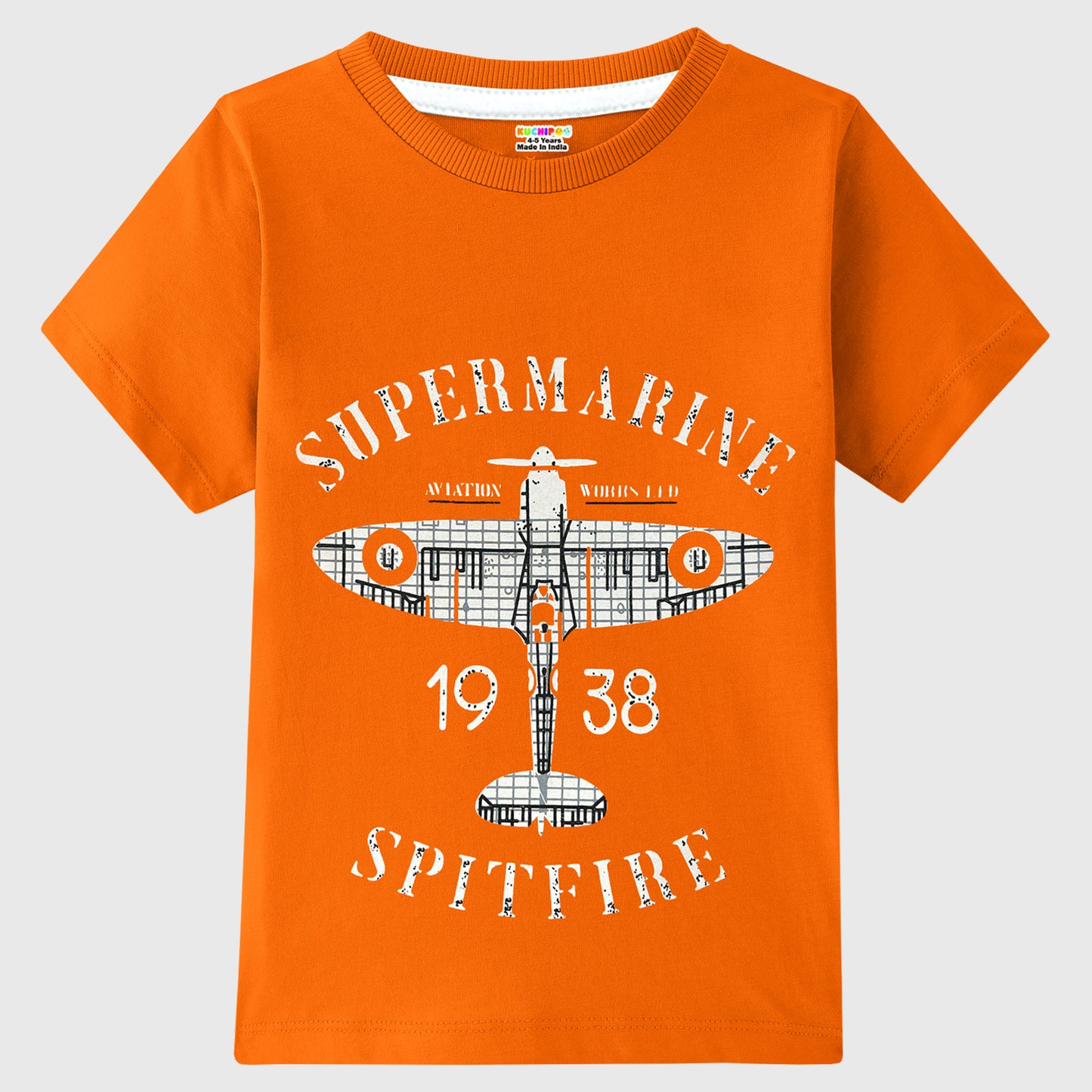 KUCHIPOO Boys Half Sleeves T-Shirts