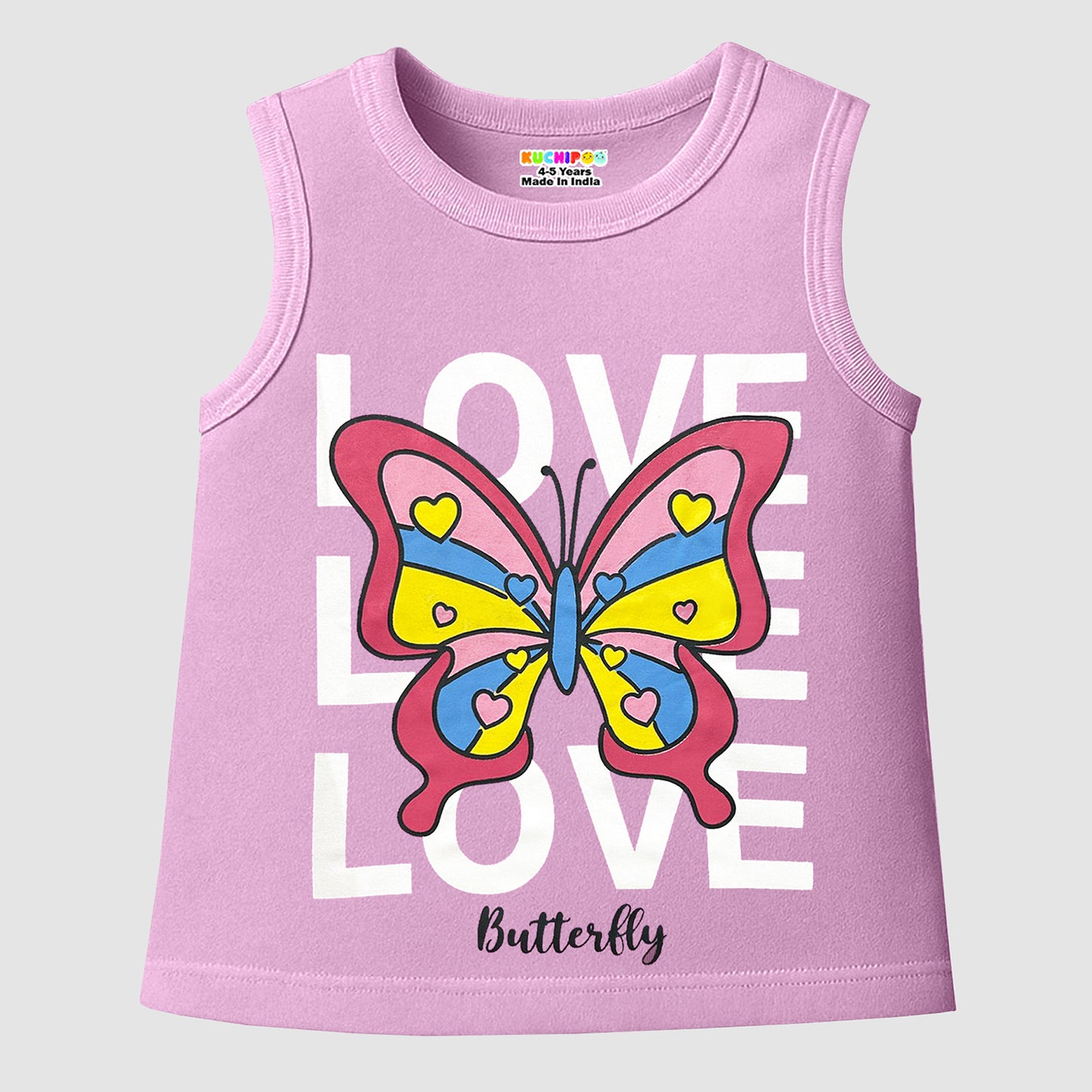 Kuchipoo Girls Sleeveless T-Shirts