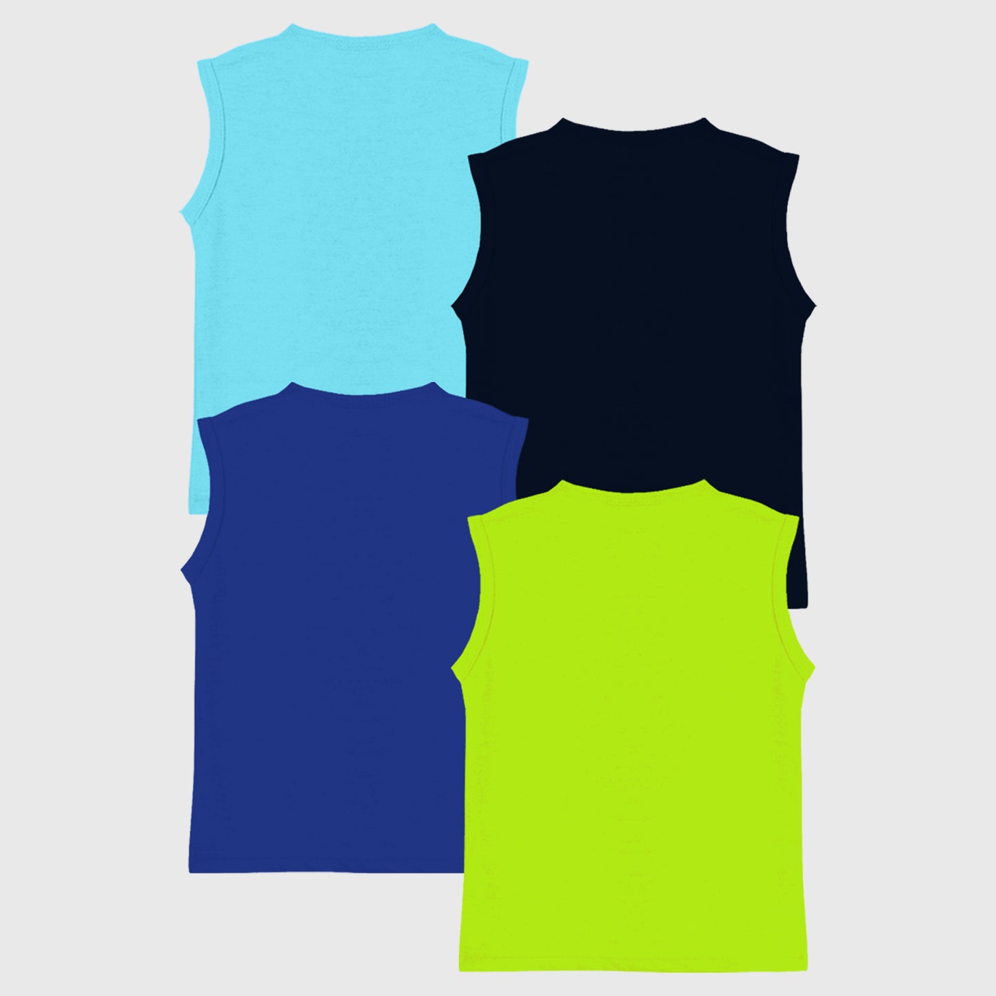 KUCHIPOO Boys Sleeves less T-Shirts