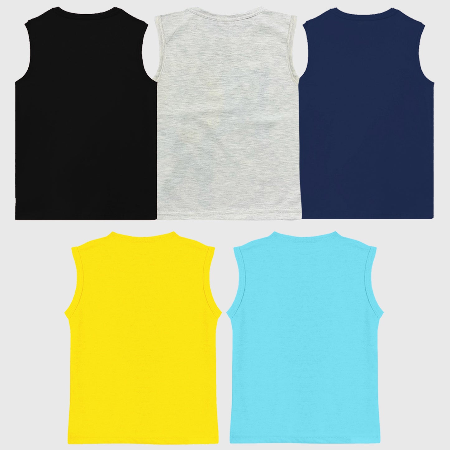 KUCHIPOO Boys Sleeves less T-Shirts