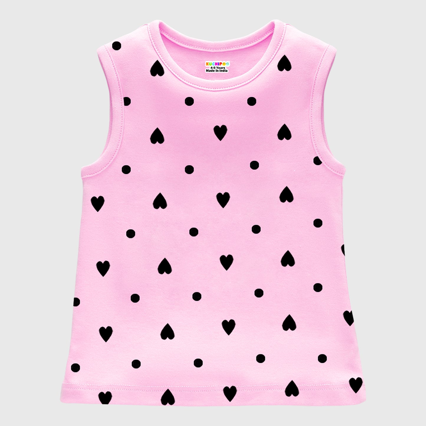 Kuchipoo Girls Sleeveless T-Shirts