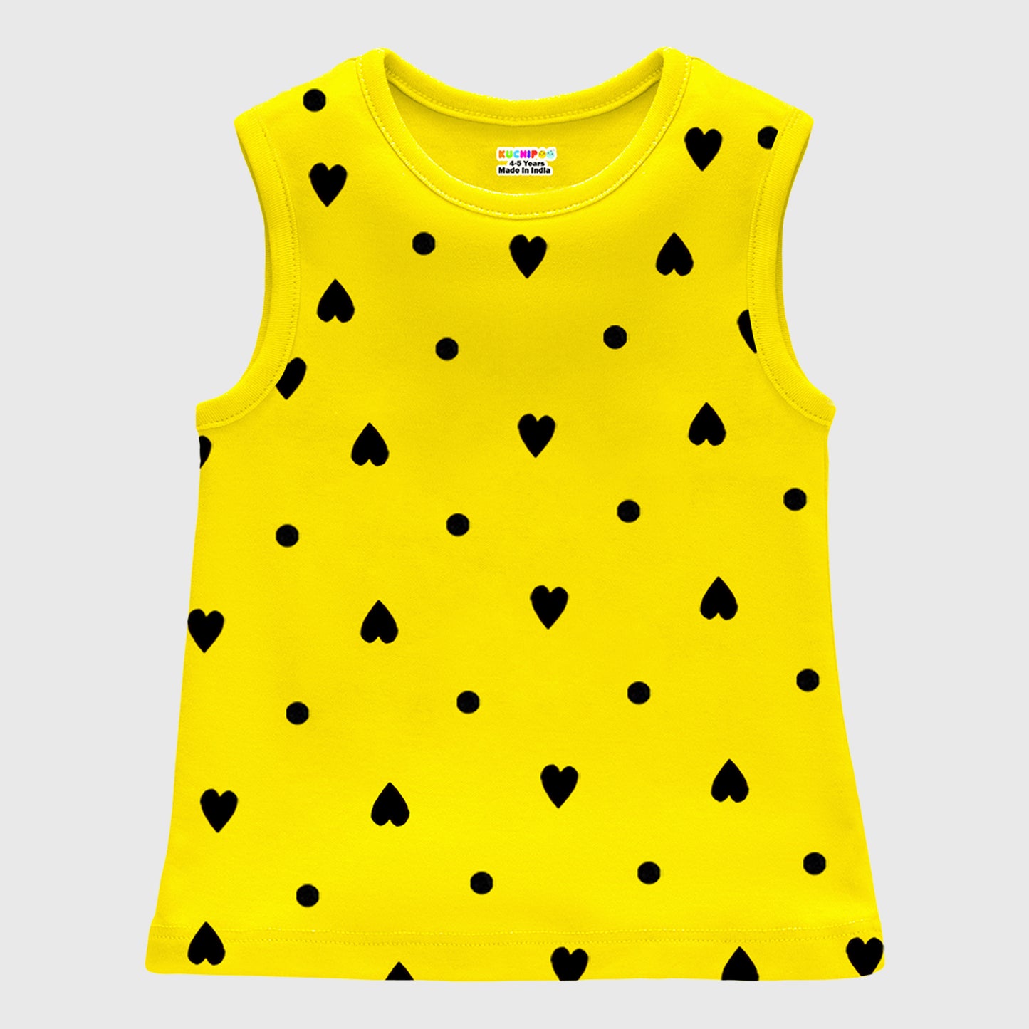 Kuchipoo Girls Sleeveless T-Shirts
