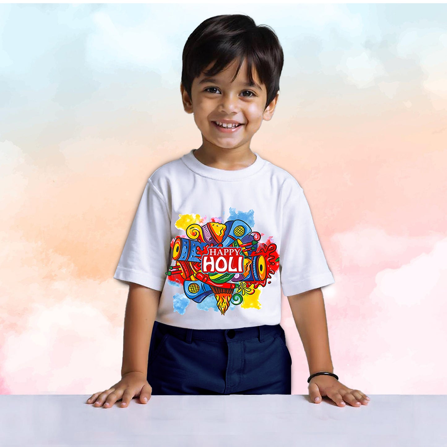 Kuchipoo Boys and Girls Holi T-Shirt