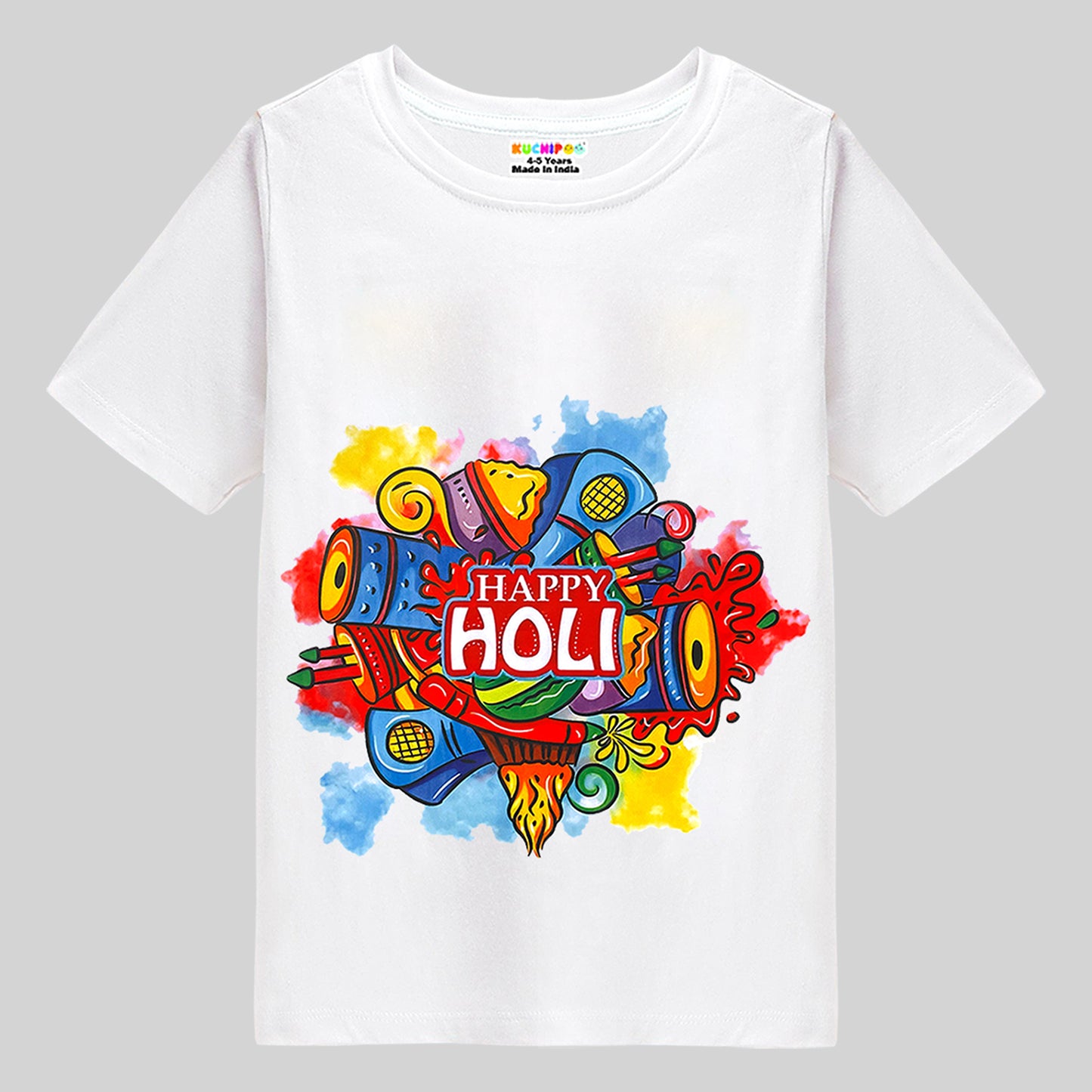 Kuchipoo Boys and Girls Holi T-Shirt