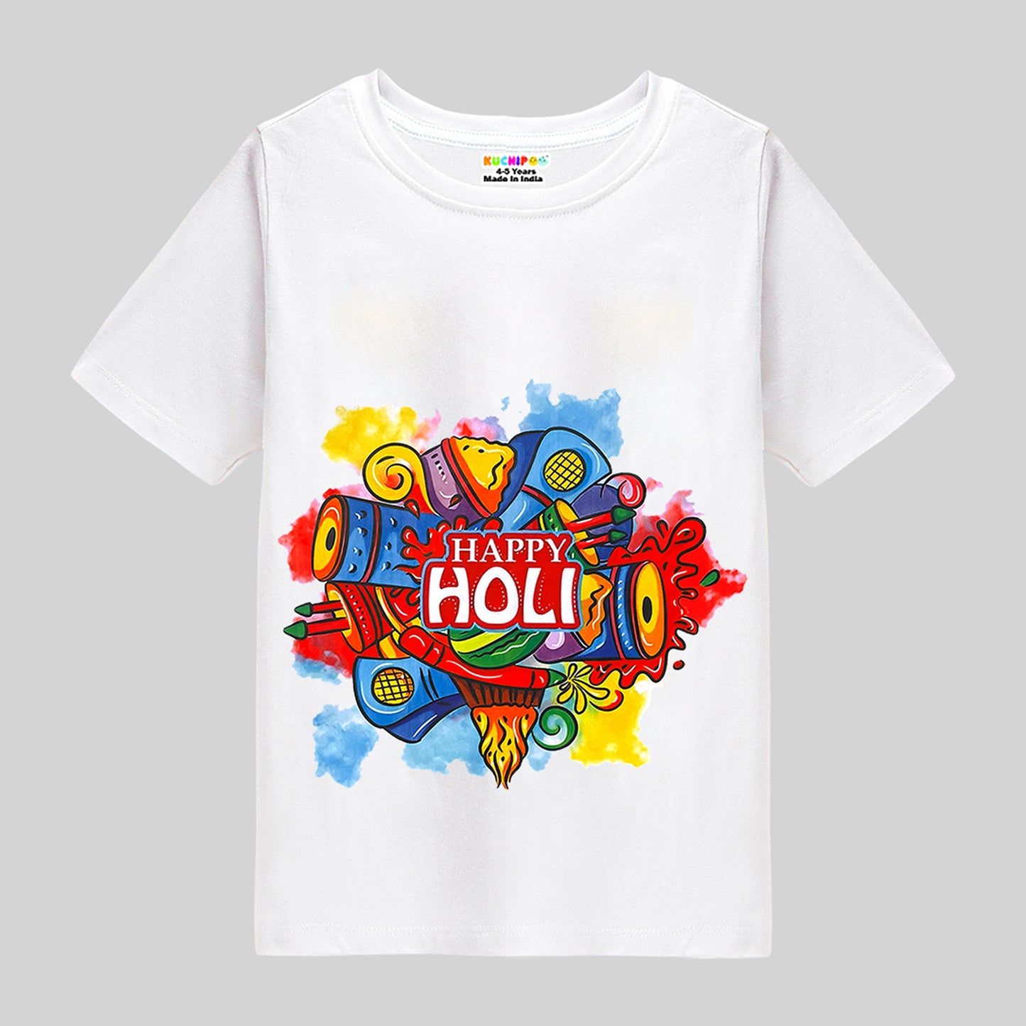 Kuchipoo Boys and Girls Holi T-Shirt