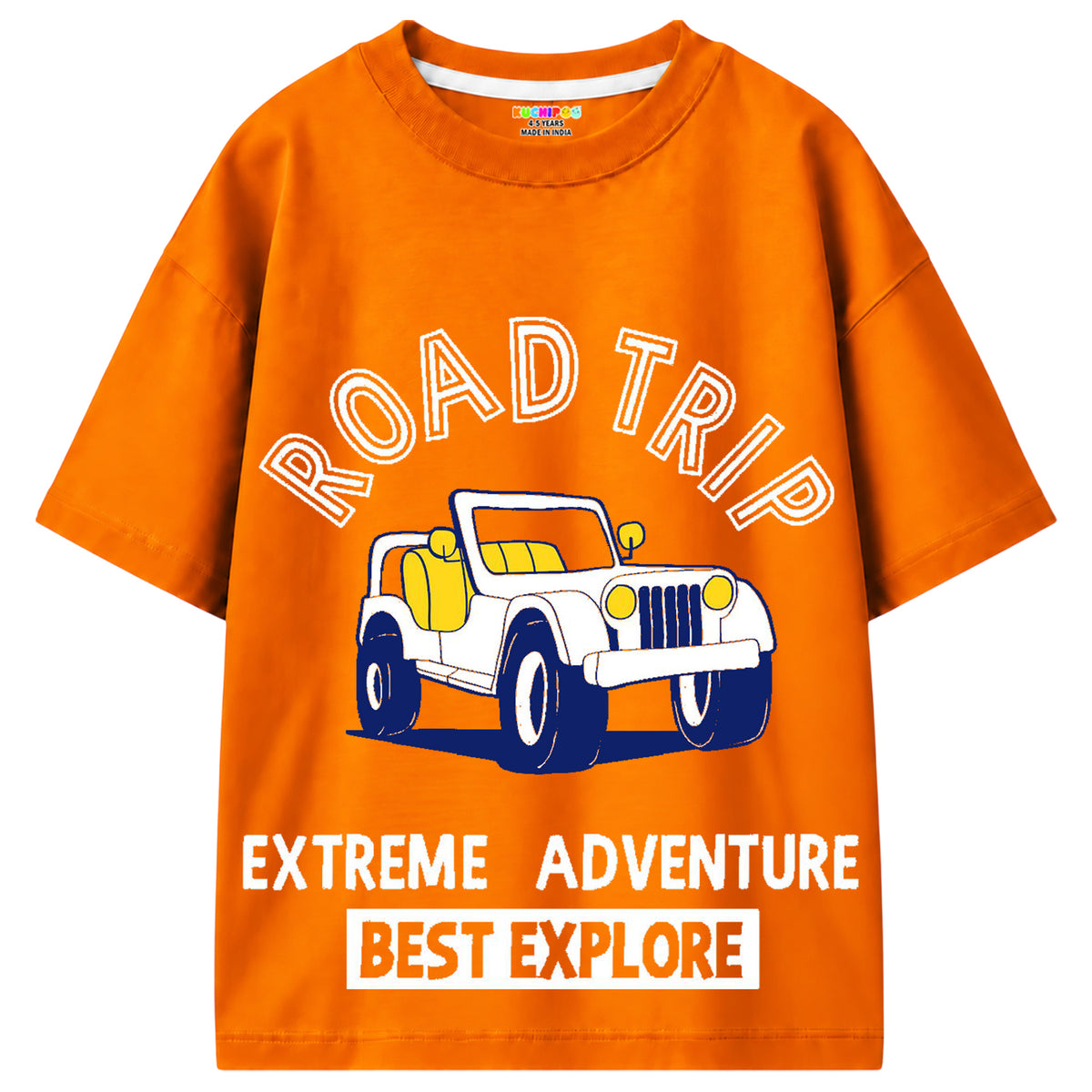 KUCHIPOO Boys Half Sleeves T-Shirts