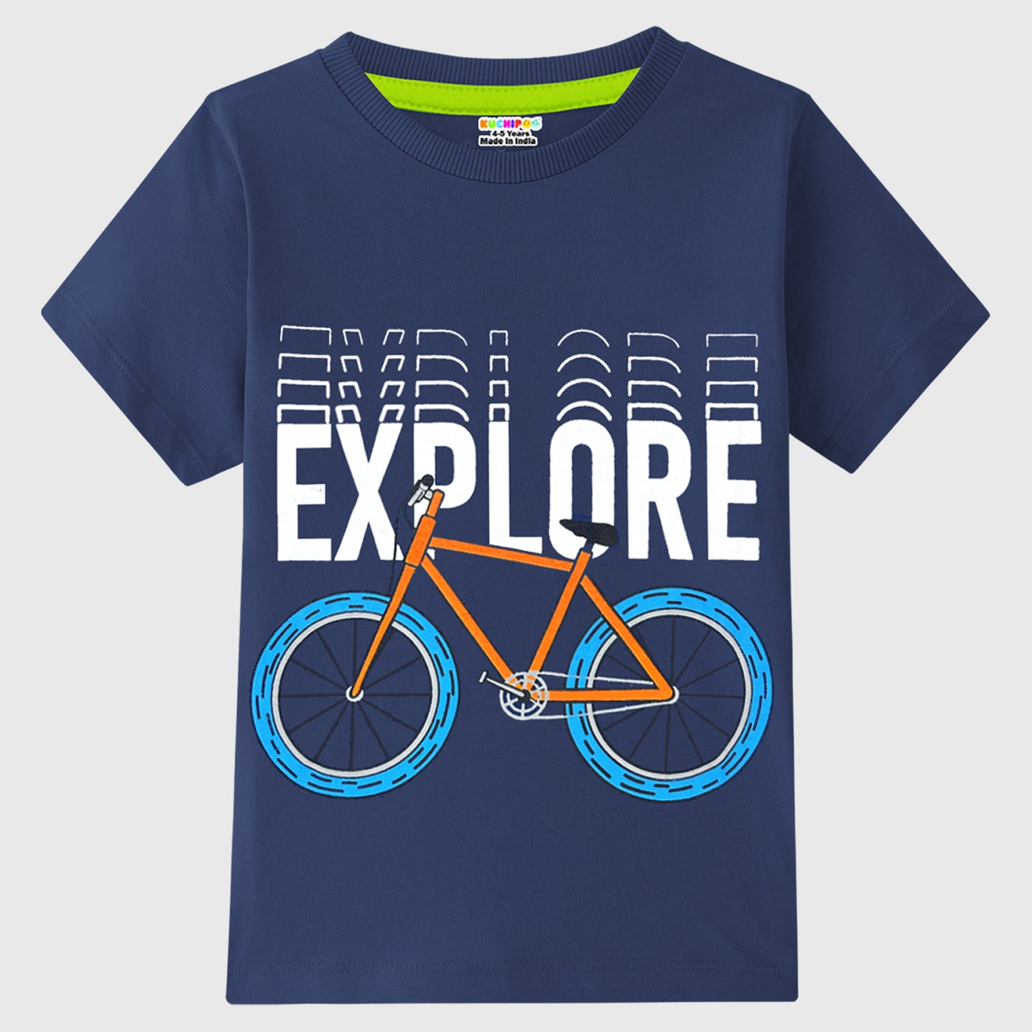 KUCHIPOO Boys Half Sleeves T-Shirts