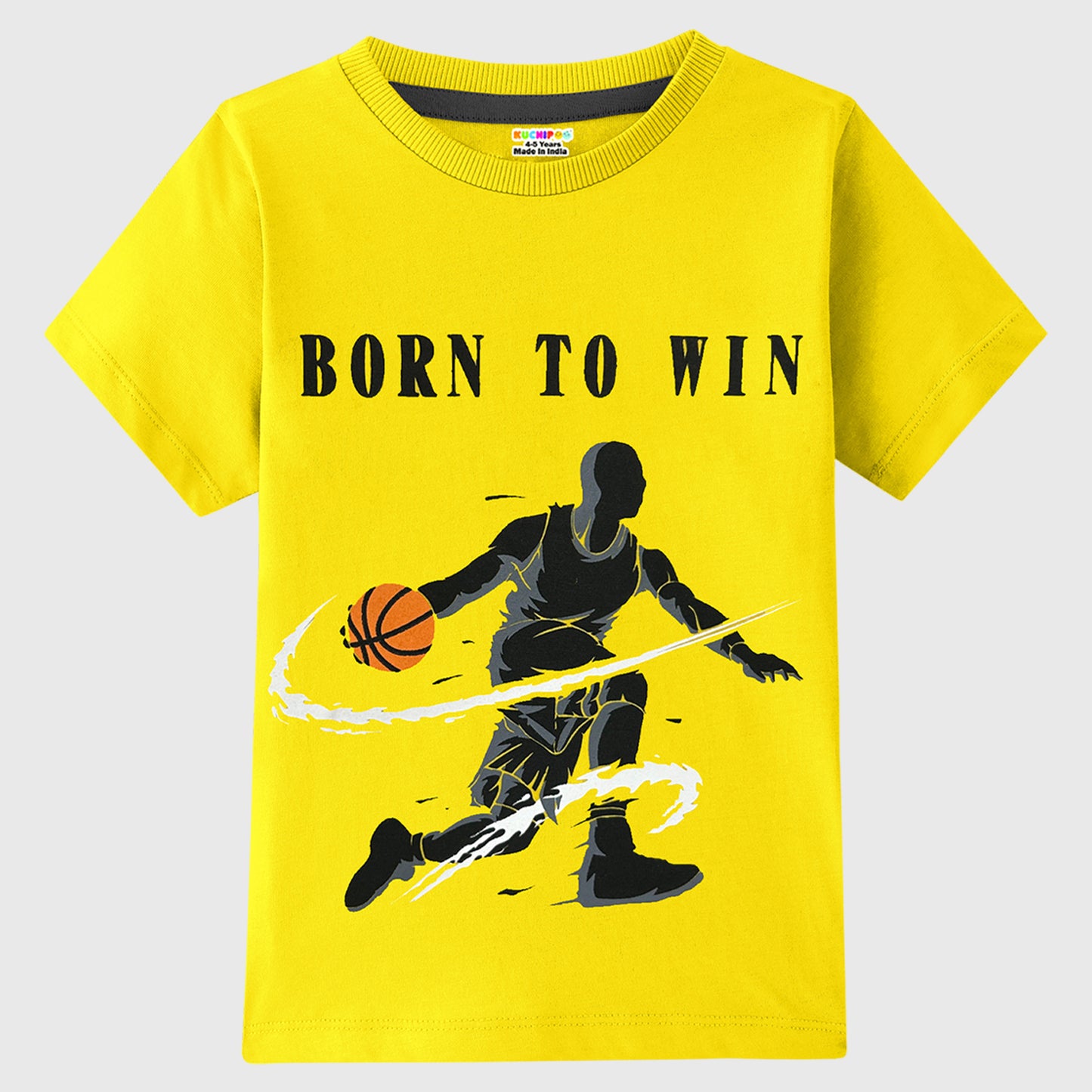 KUCHIPOO Boys Half Sleeves T-Shirts