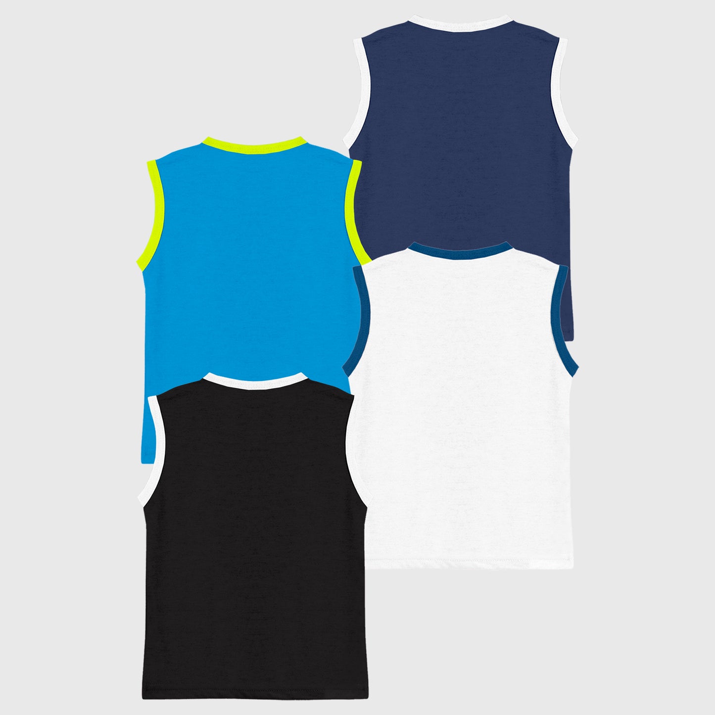 KUCHIPOO Boys Sleeves less T-Shirts