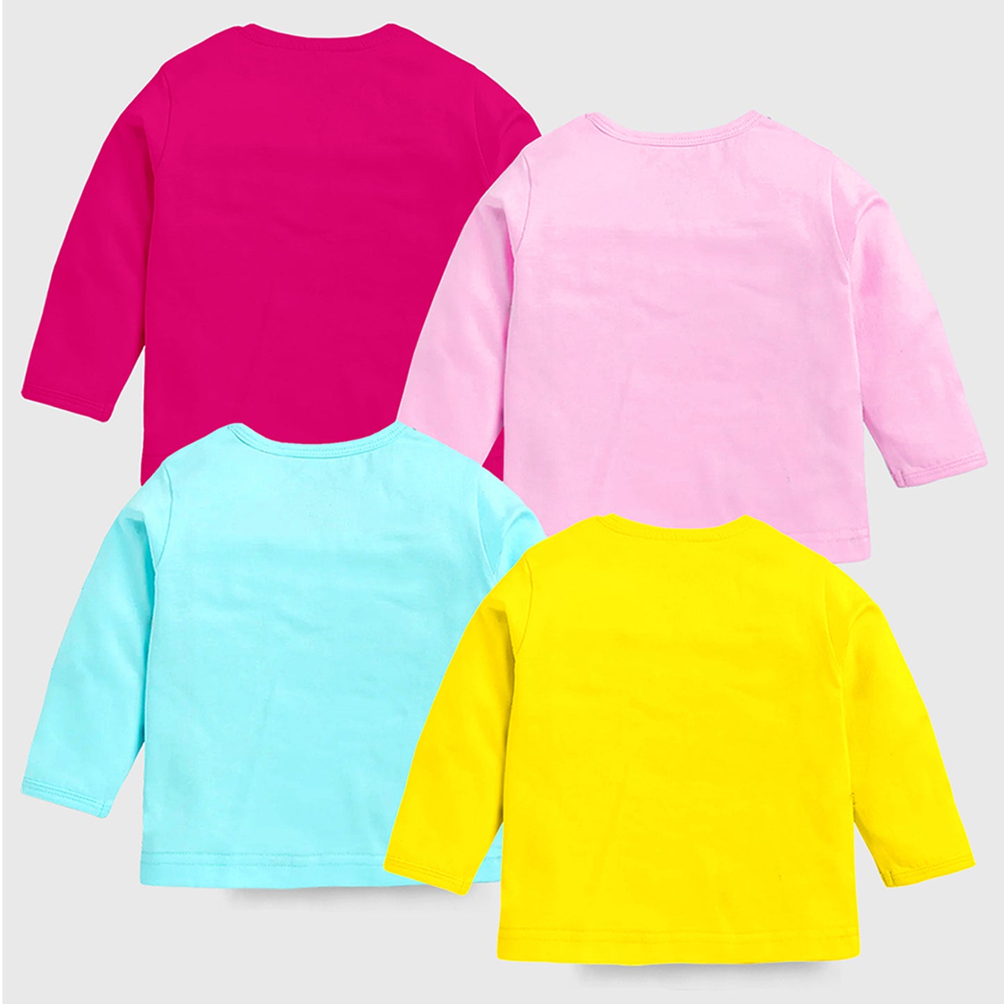 KUCHIPOO Baby Boys and Baby Girls Full Sleeves T-Shirts