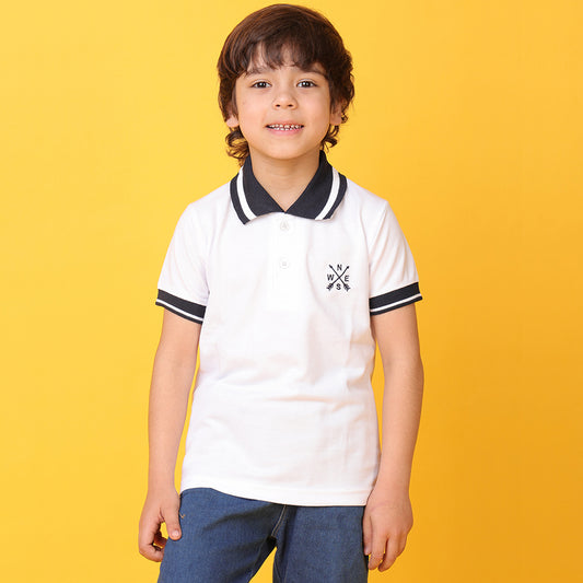 Kuchipoo Boys Regular Fit Polo T-Shirt