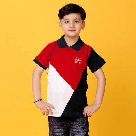 Kuchipoo Boys Regular Fit Polo T-Shirt